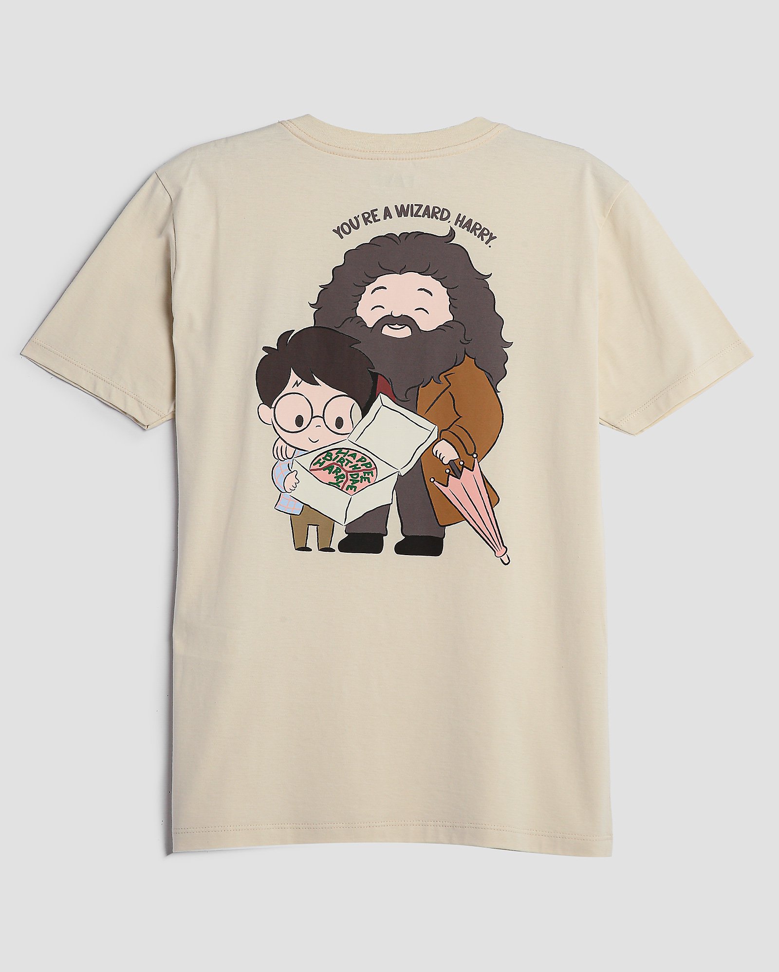 Camiseta juvenil Hagrid Harry Potter bege | FANLAB