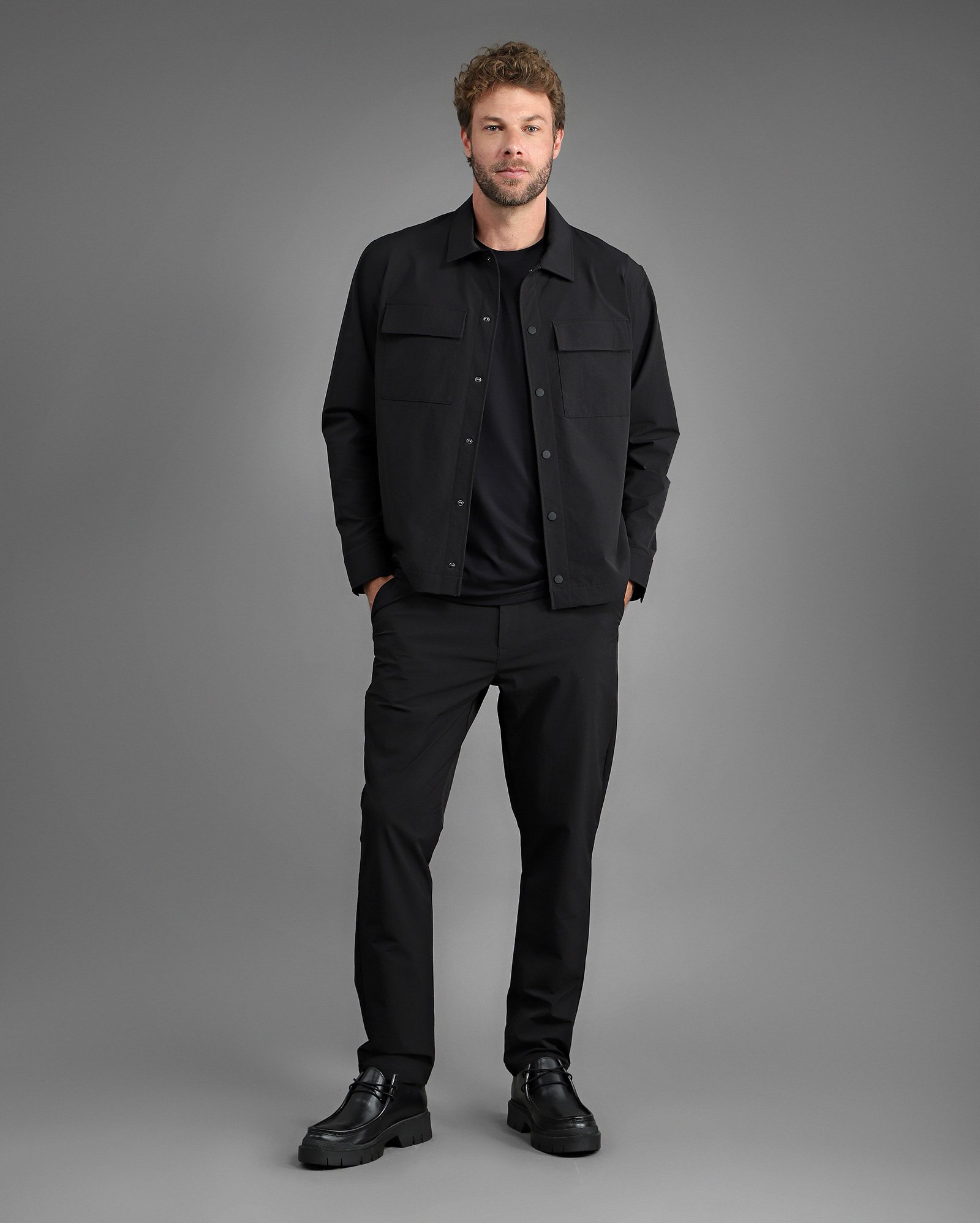 Overshirt masculina D-Ultra resistente à água