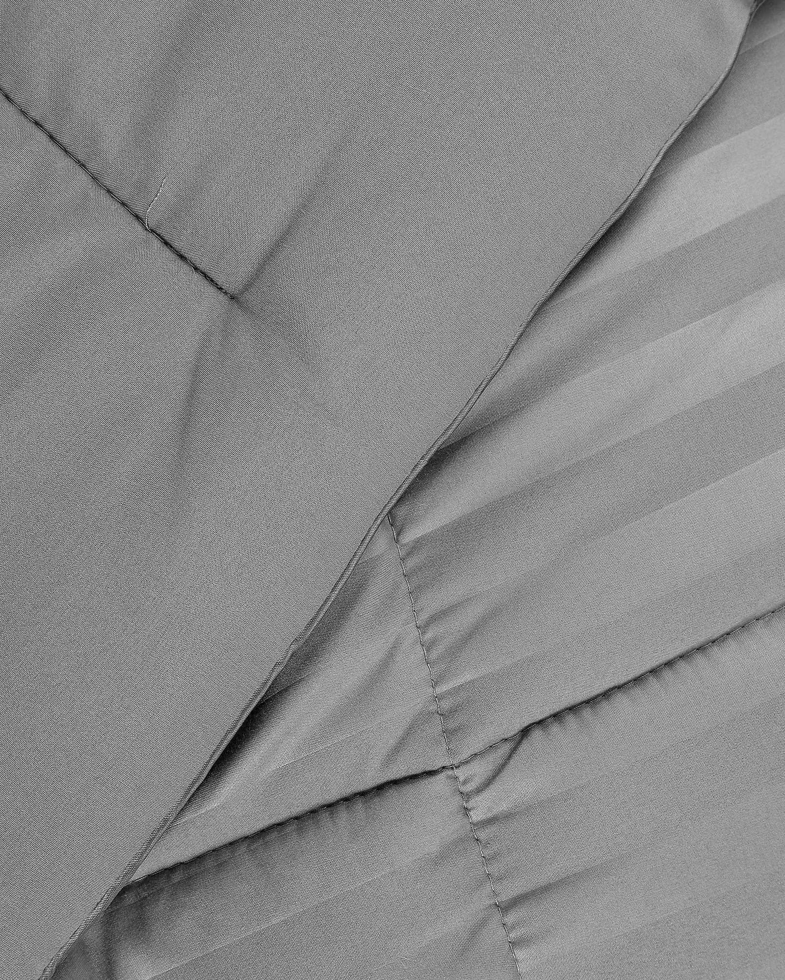 Edredom casal Stripe liso cinza | Casa Riachuelo