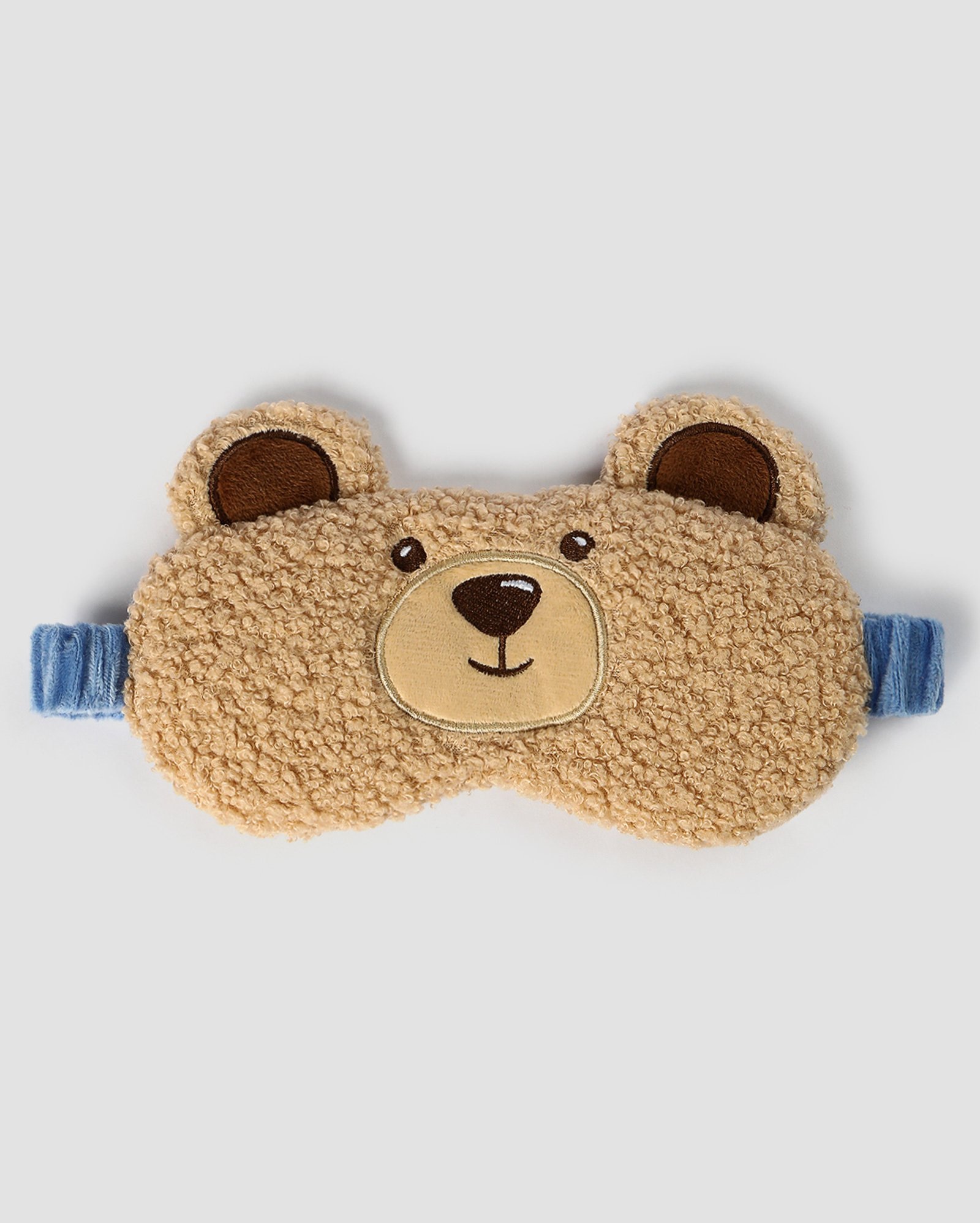Máscara de dormir urso peluciado bege | Accessori by Riachuelo