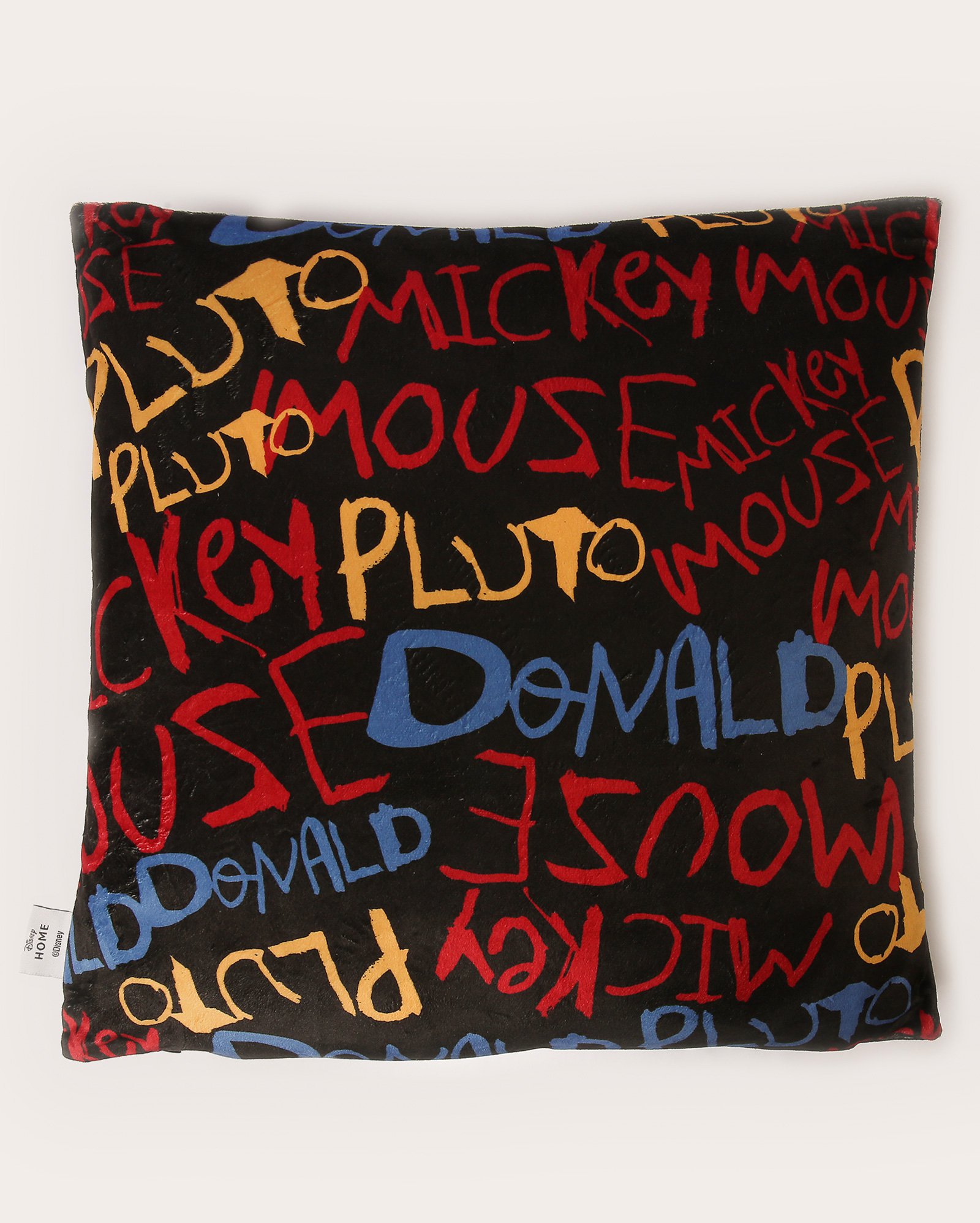 Almofada em veludo Disney Extraimaginário 45x45cm preta | Casa Riachuelo