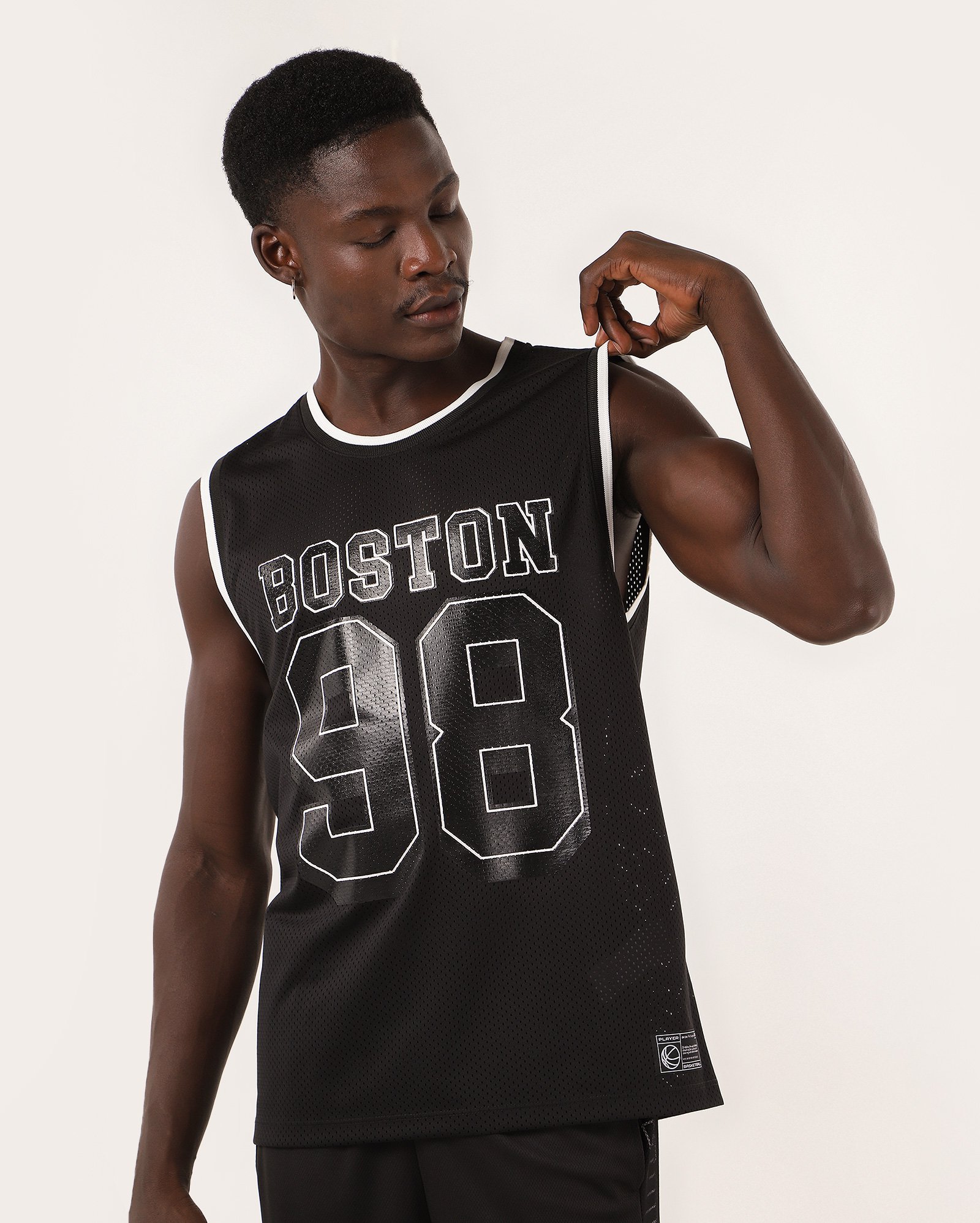 Regata esportiva masculina Boston 98 preta | BodyWork by Riachuelo