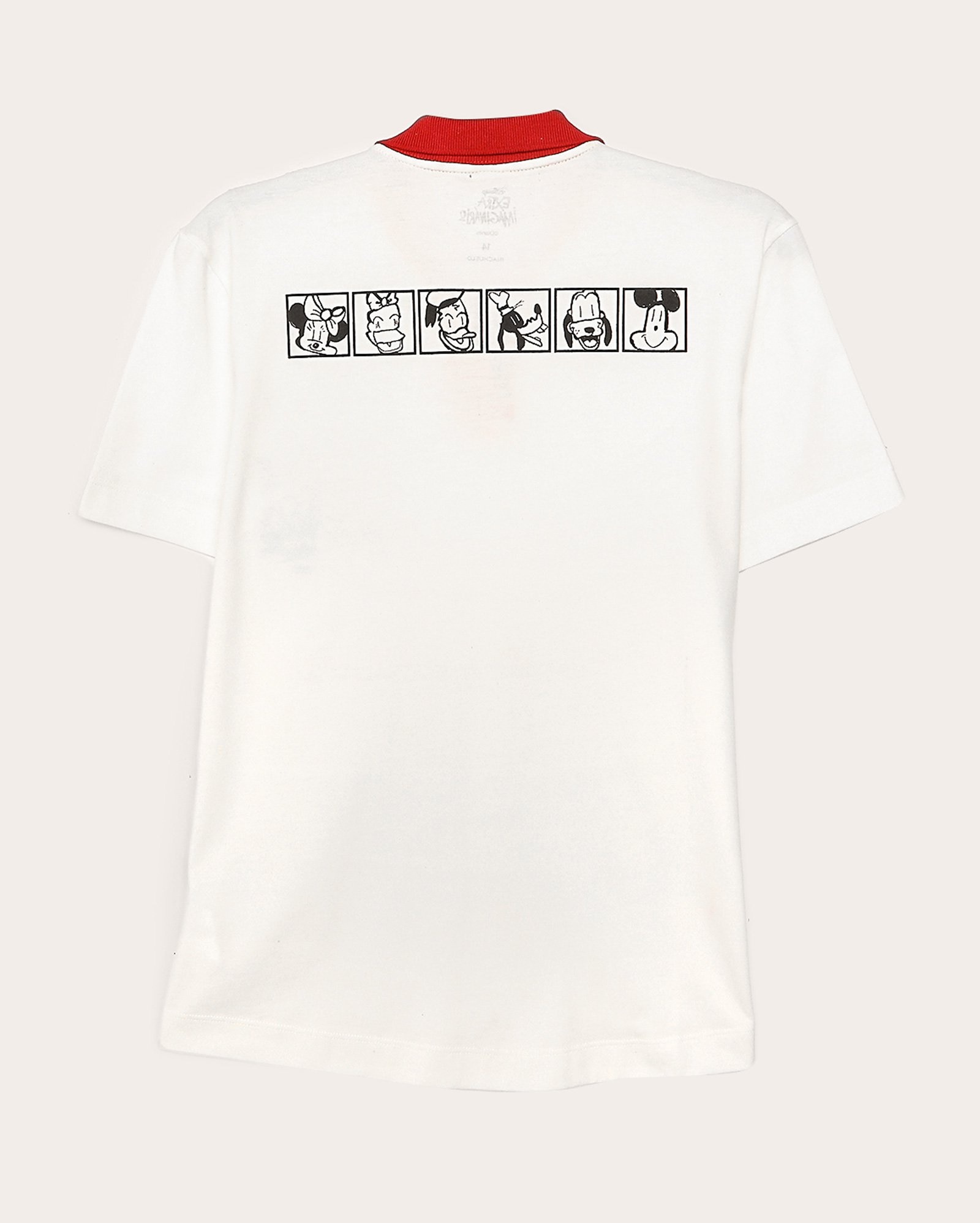 Camisa polo infantojuvenil em malha Extraimaginário 6-14A branca | Disney