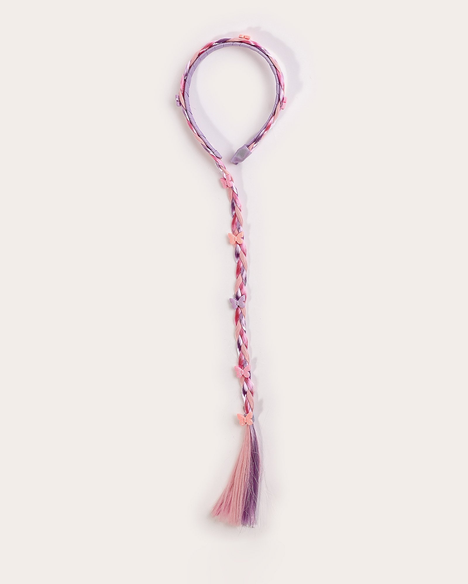 Tiara infantil trança com borboletas multicor | Accessori by Riachuelo