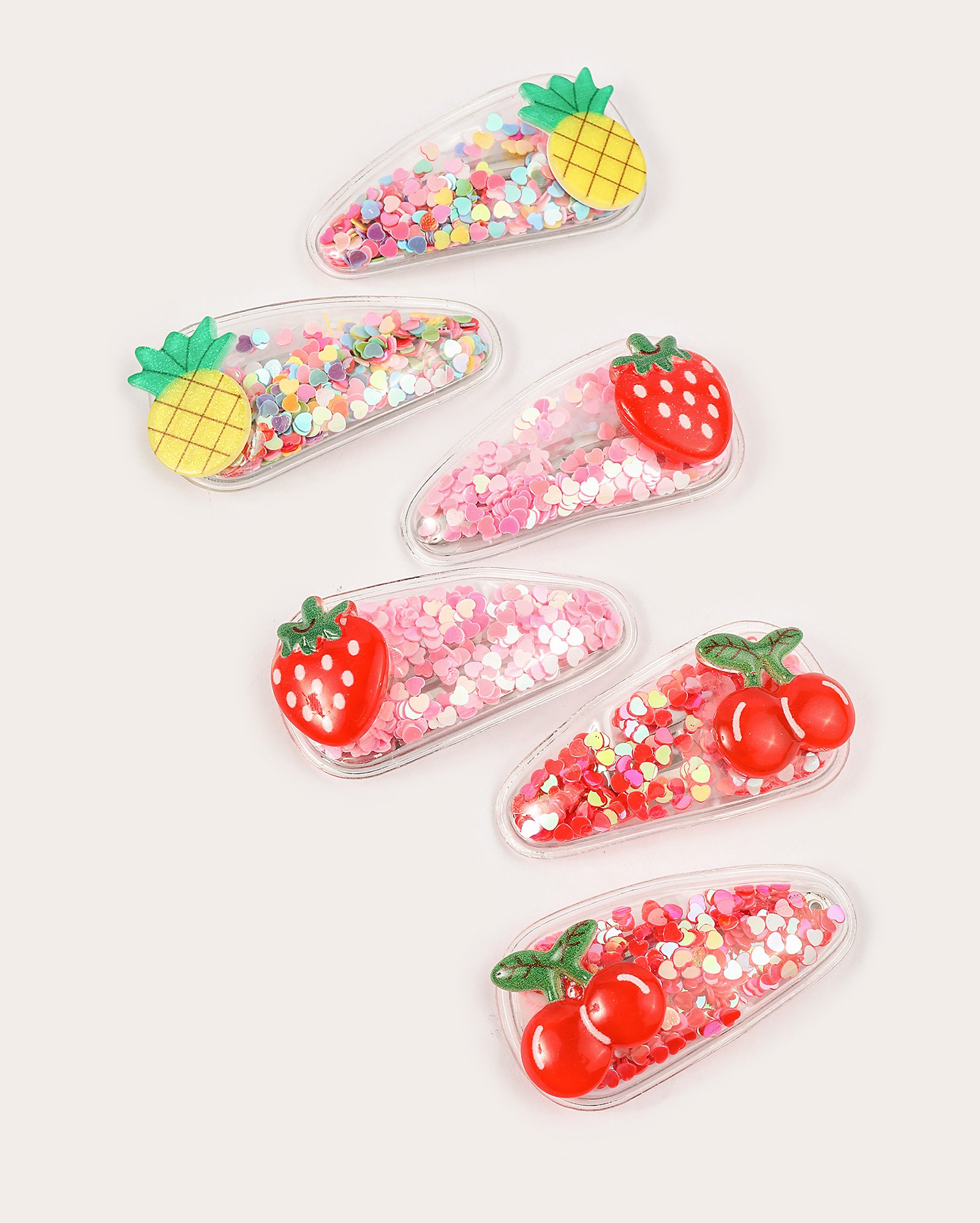 Kit presilha de cabelo infantil 6 peças frutinhas multicor | Accessori by Riachuelo