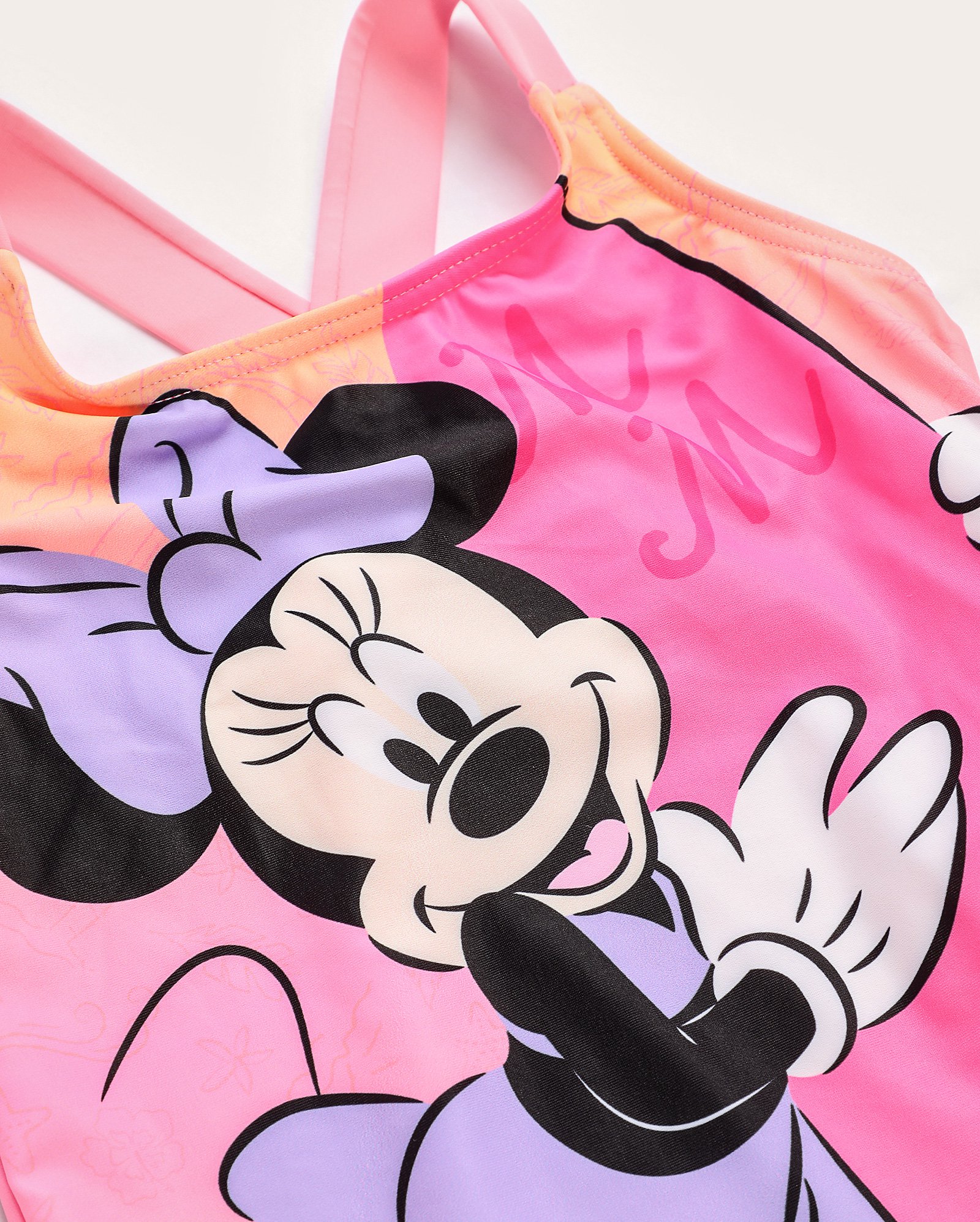 Maiô infantojuvenil Minnie Mouse 4-12A rosa | Disney