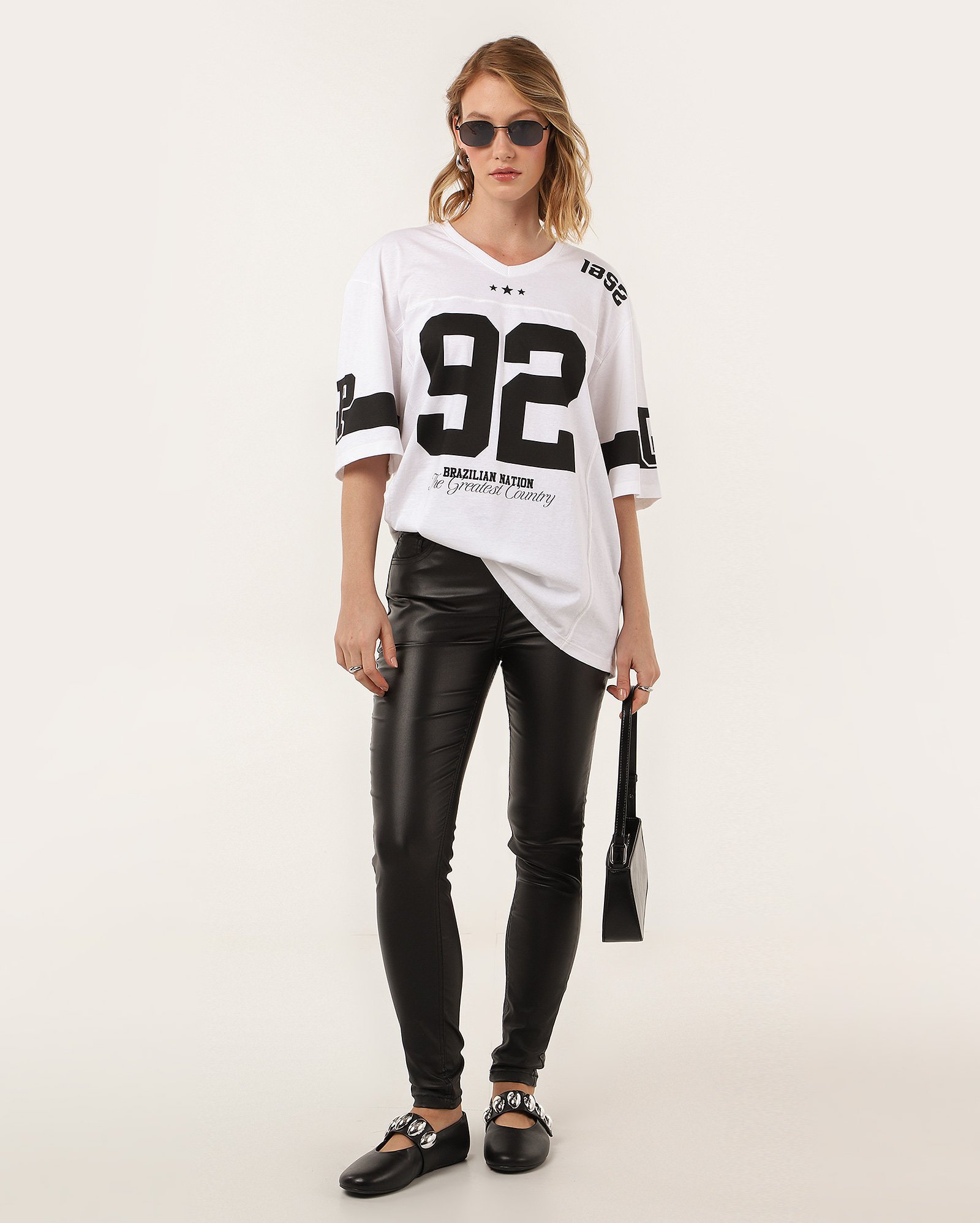 Calça black jeans feminina skinny resinada | Pool Jeans