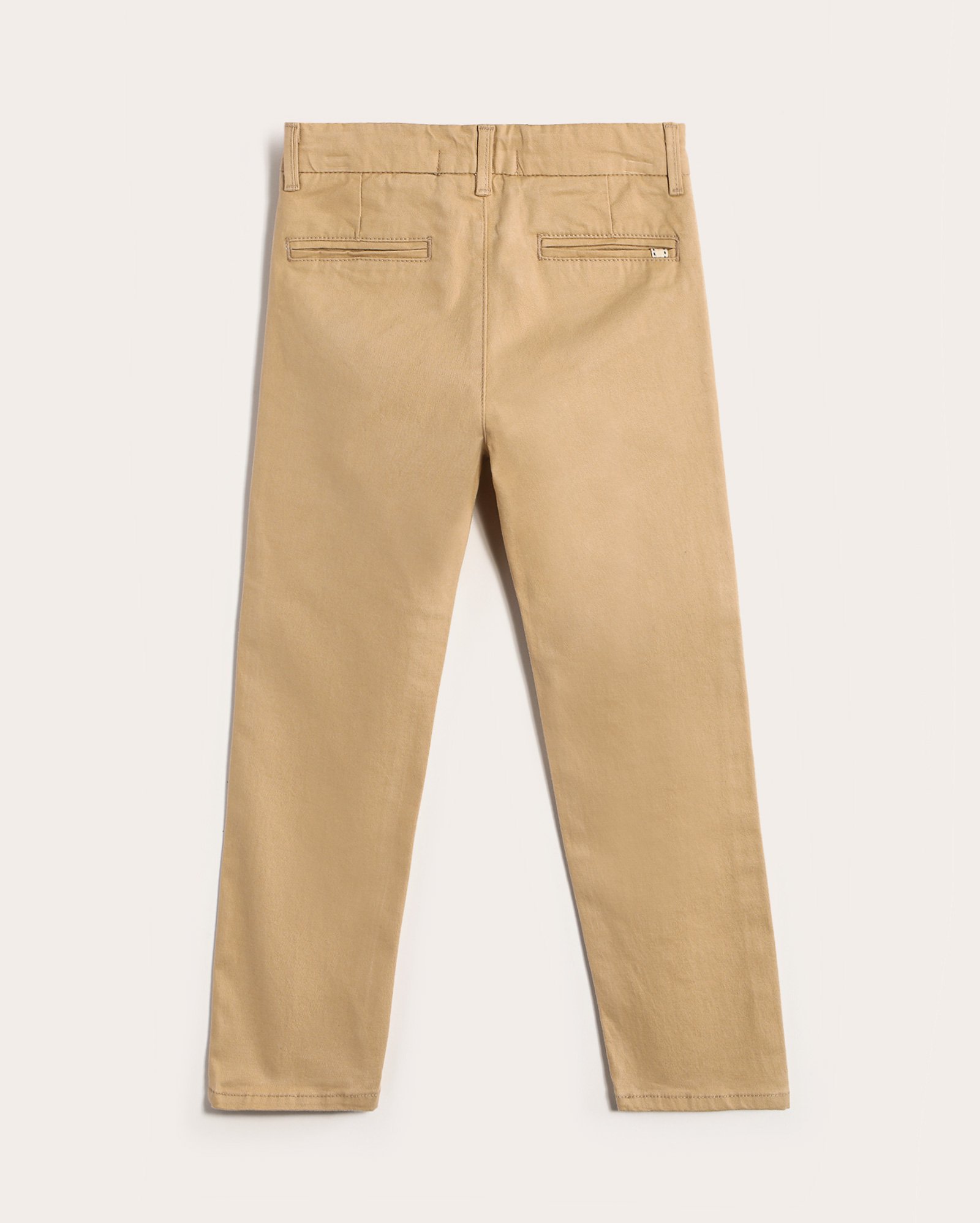 Calça sarja infantil reta chino 4-10A bege | Pool Kids