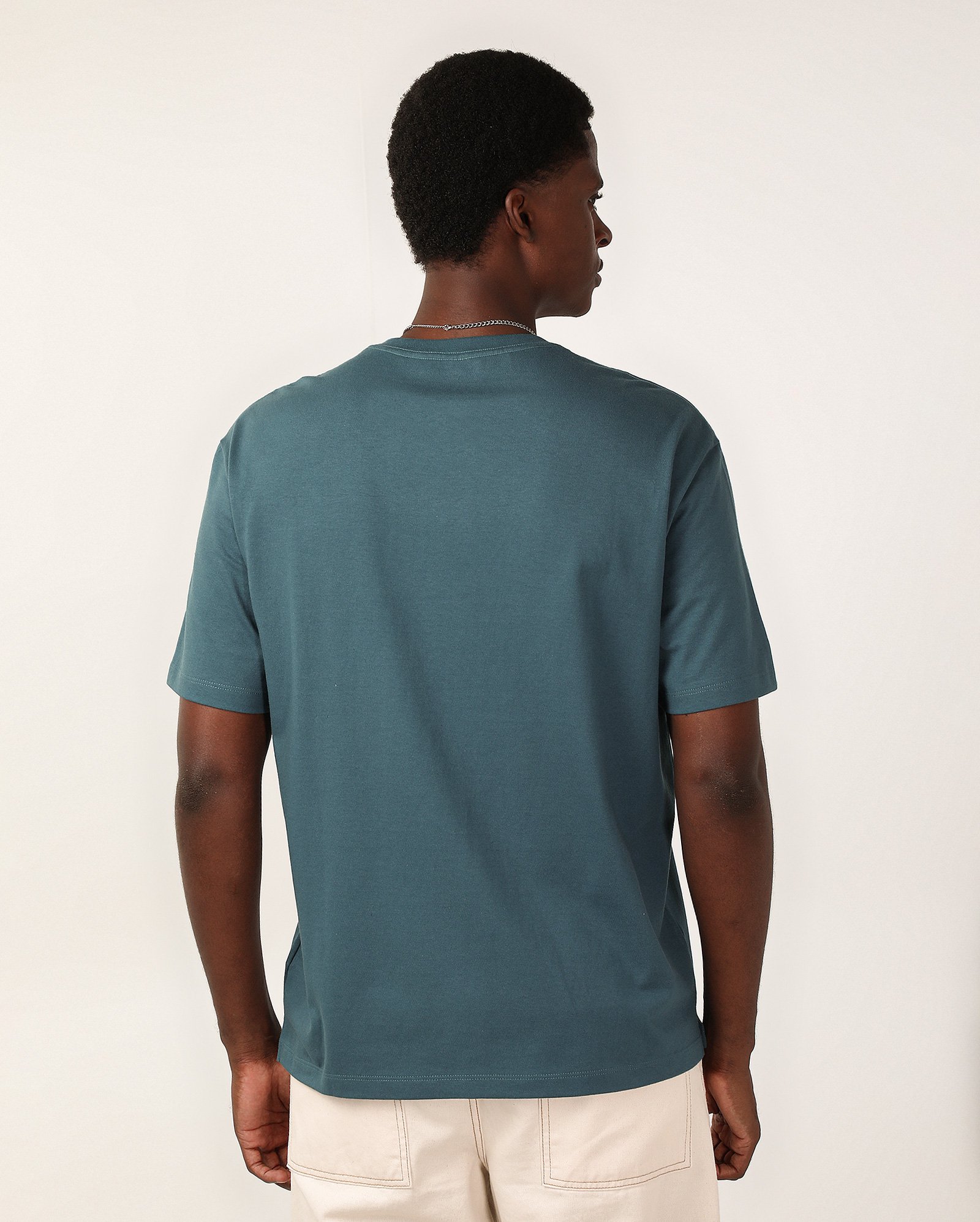 Camiseta masculina relaxed em malha creative prodigy - Azul Escuro | Pool