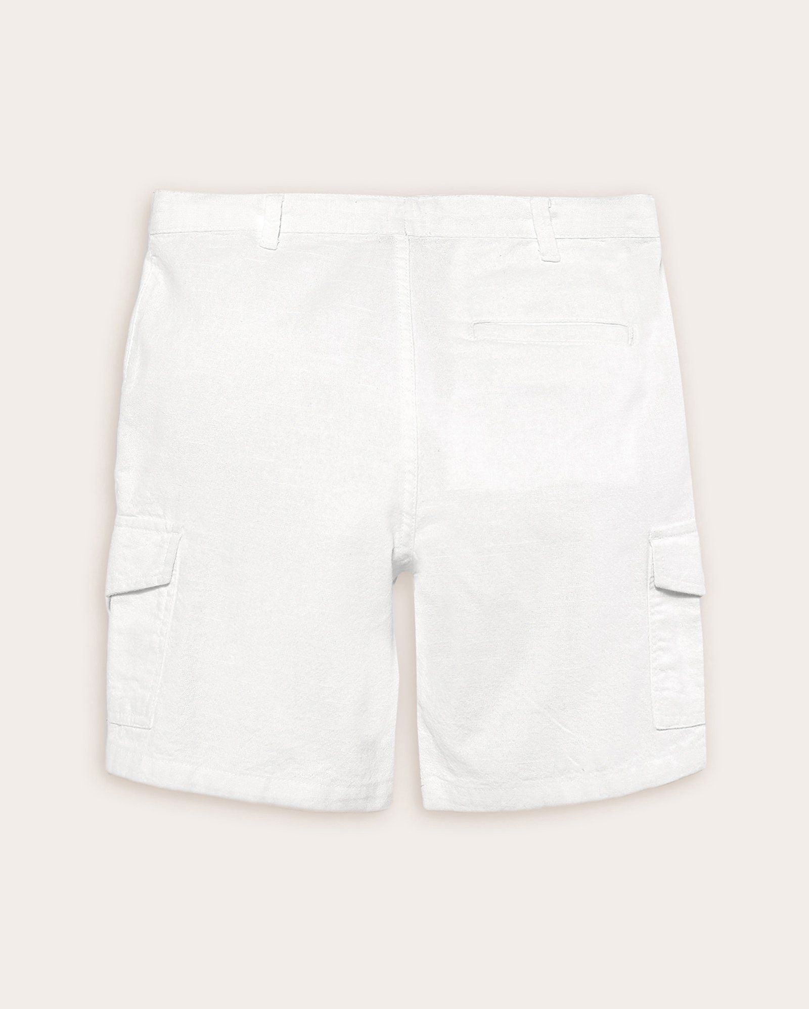 Bermuda juvenil em malha bolsos cargo - Branco | Pool