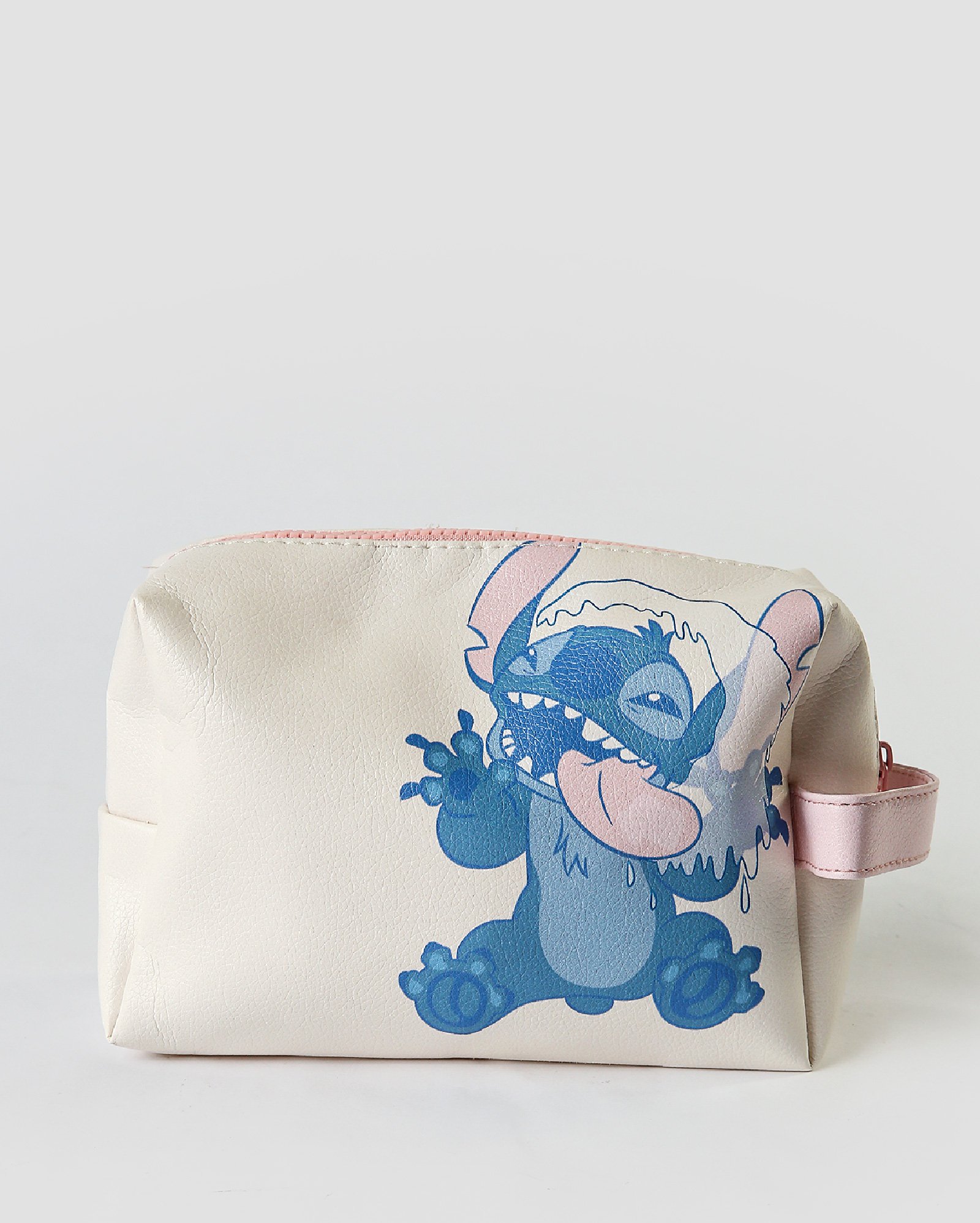 Necessaire G poliuretano Stitch cool alien branca | Disney