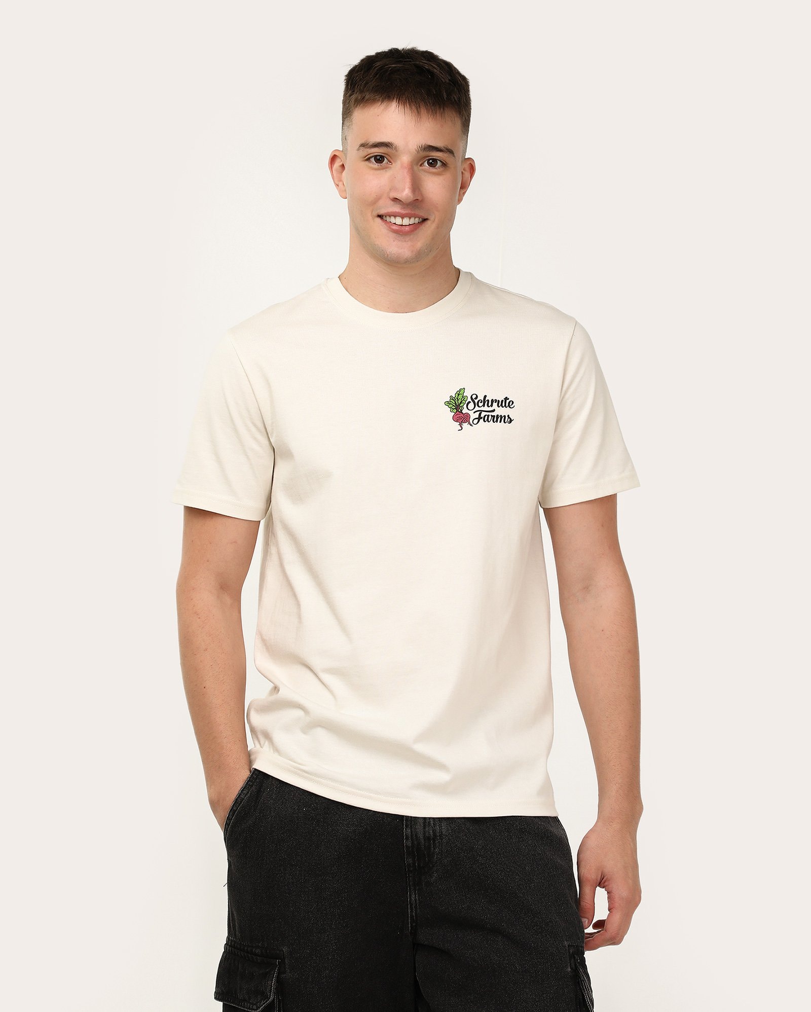 Camiseta masculina regular The Office bege | FANLAB