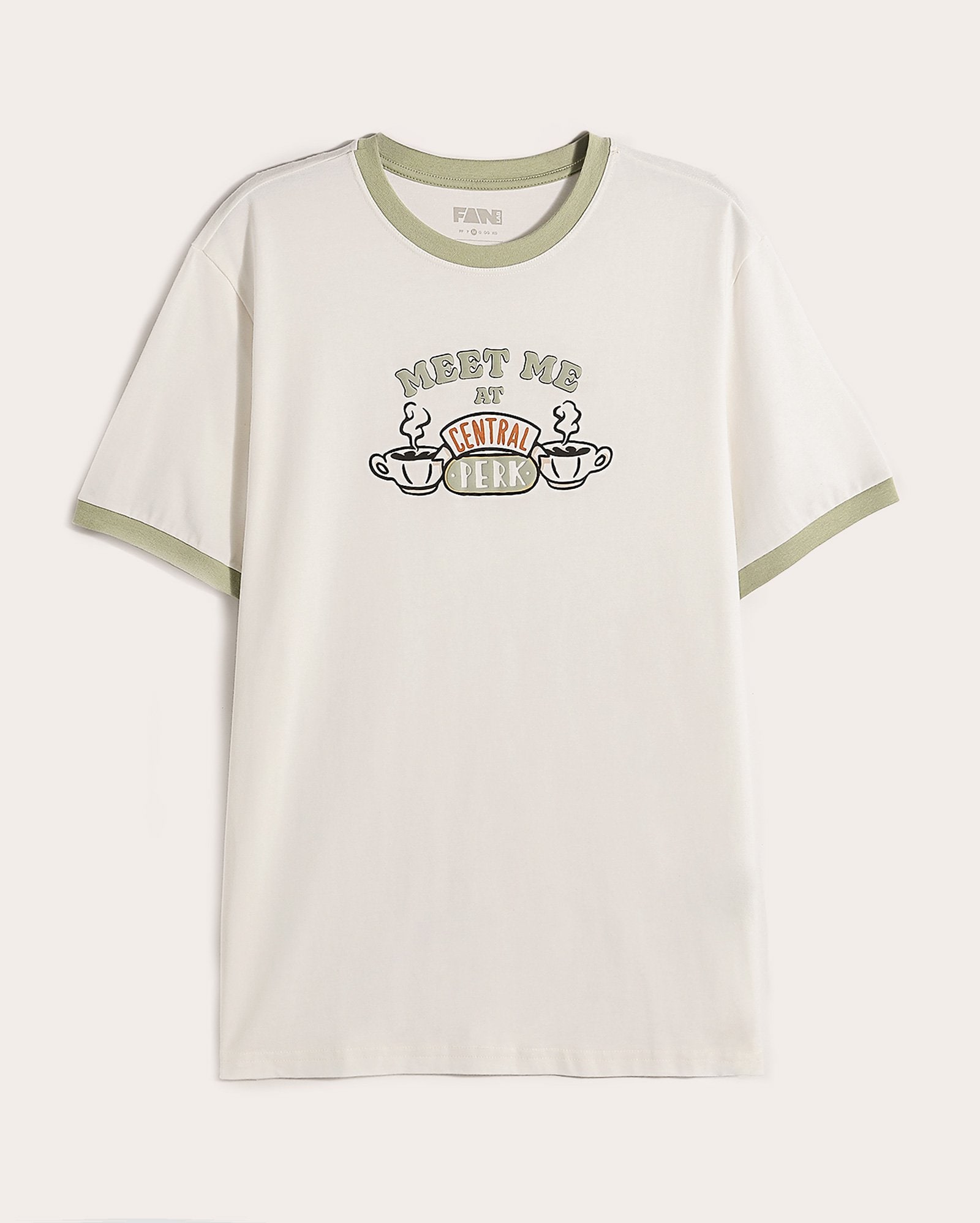 Camiseta masculina Friends Central Perk branca | FANLAB — foto 5