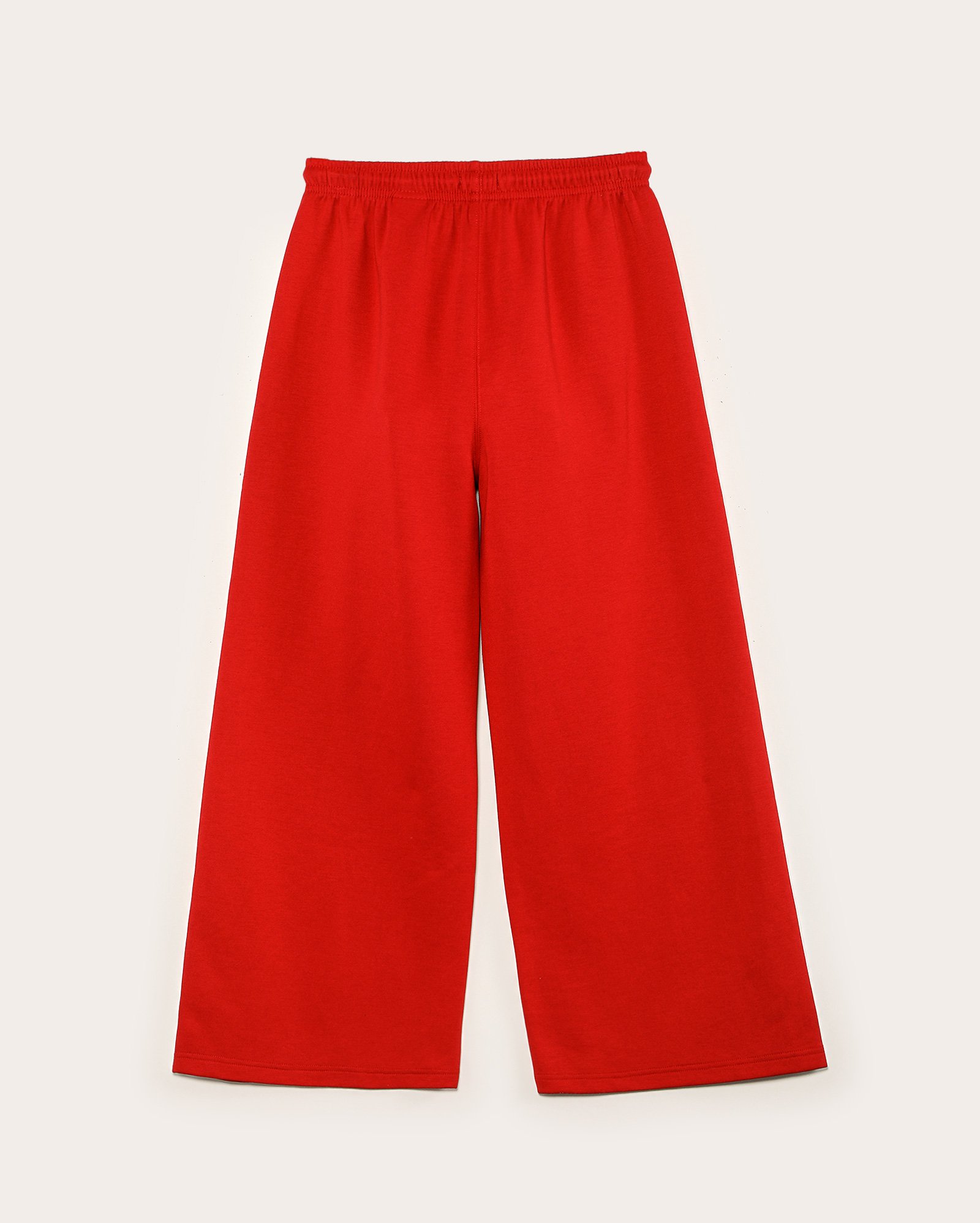Calça de moletom juvenil relaxed em viscose listra lateral - Vermelho | Pool