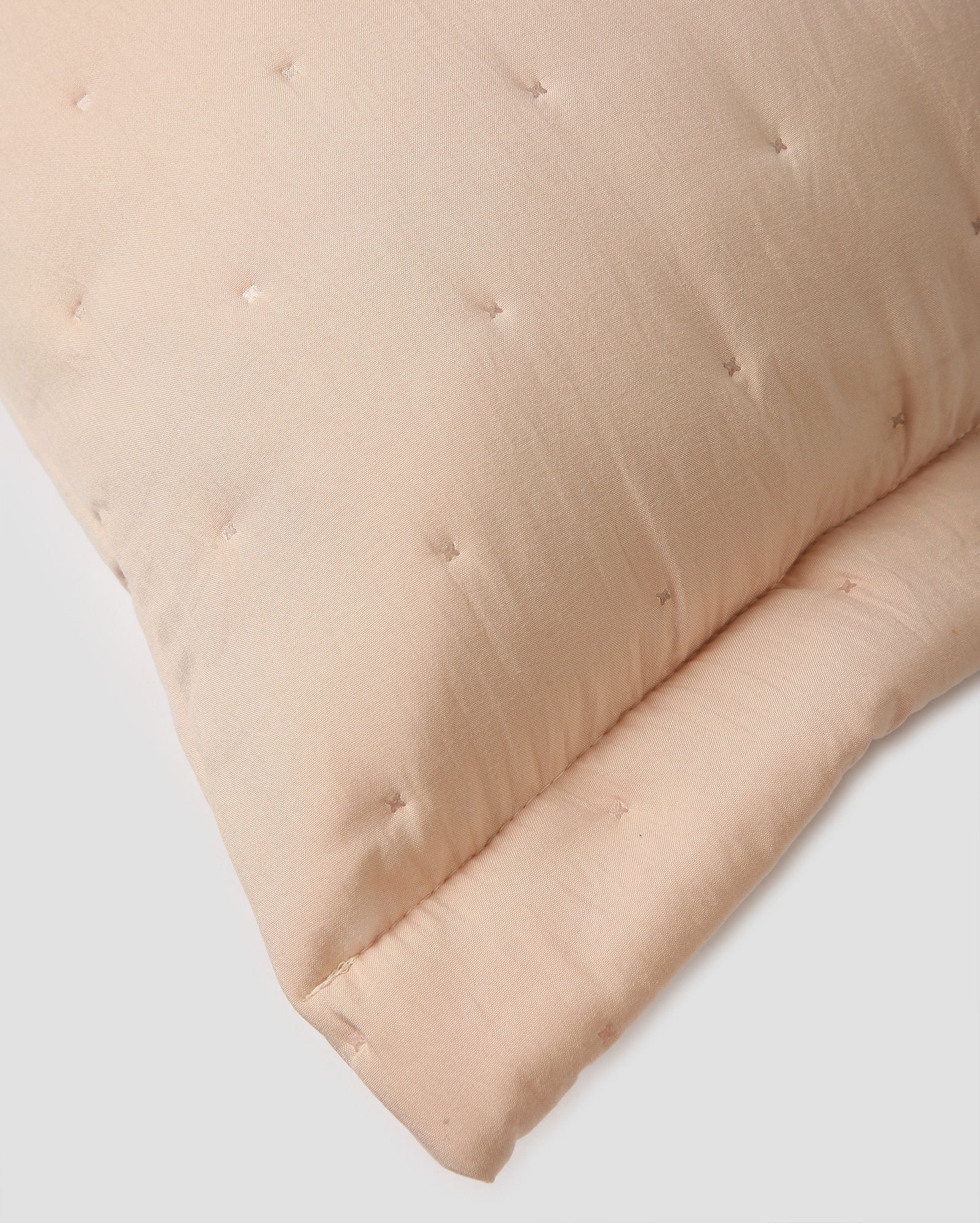 Kit colcha queen 3 peças soft touch pontos cruzados rosa | Casa Riachuelo