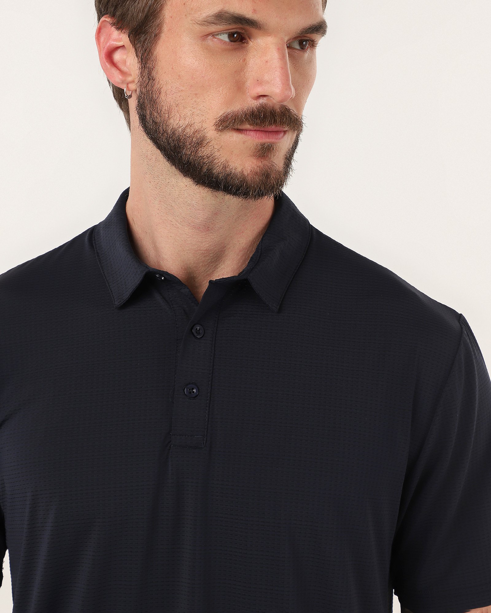 Riachuelo | Polo masculina de treino em poliamida slim - Azul