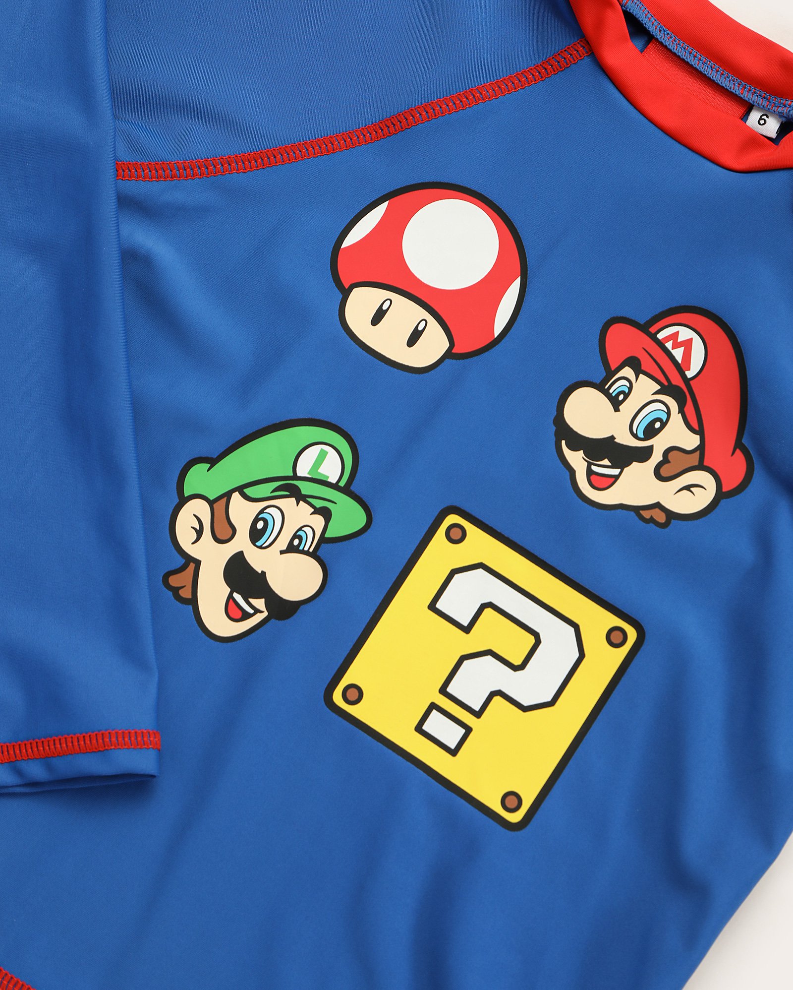 Conjunto de praia infantojuvenil Super Mario 4-12A multicor | Nintendo