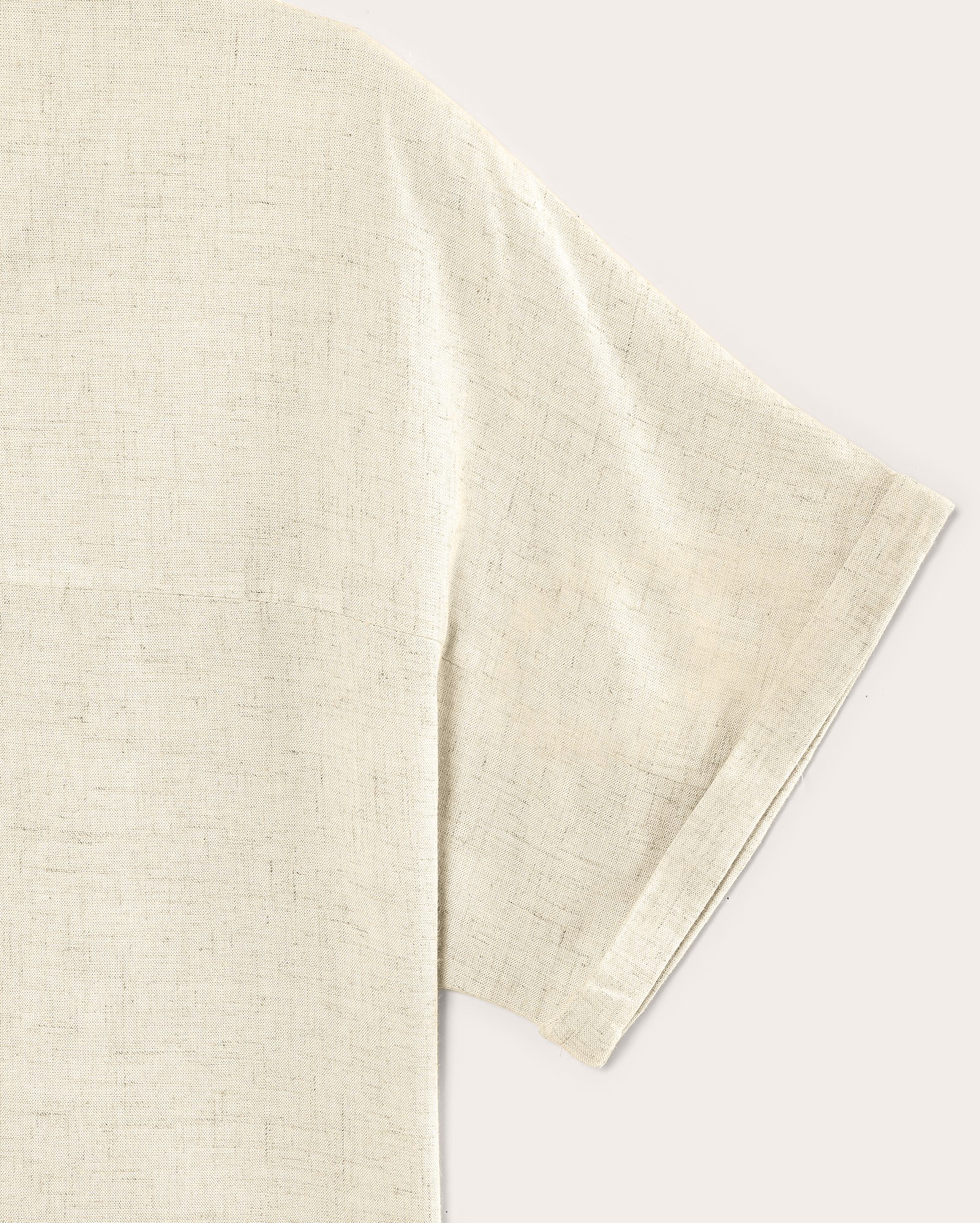Camisa cropped juvenil em viscolinho com amarração bege