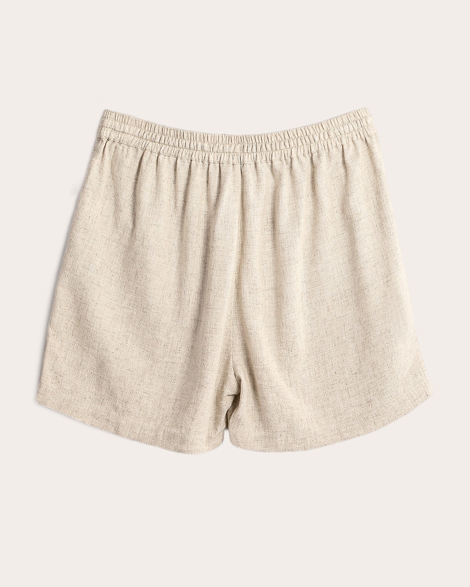 Short juvenil em viscolinho - bege — foto 4