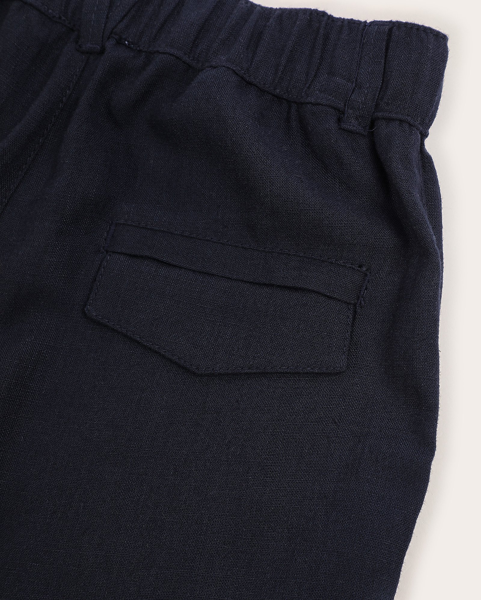 Calça infantil de viscose com cós elástico azul 4-10A - azul — foto 3