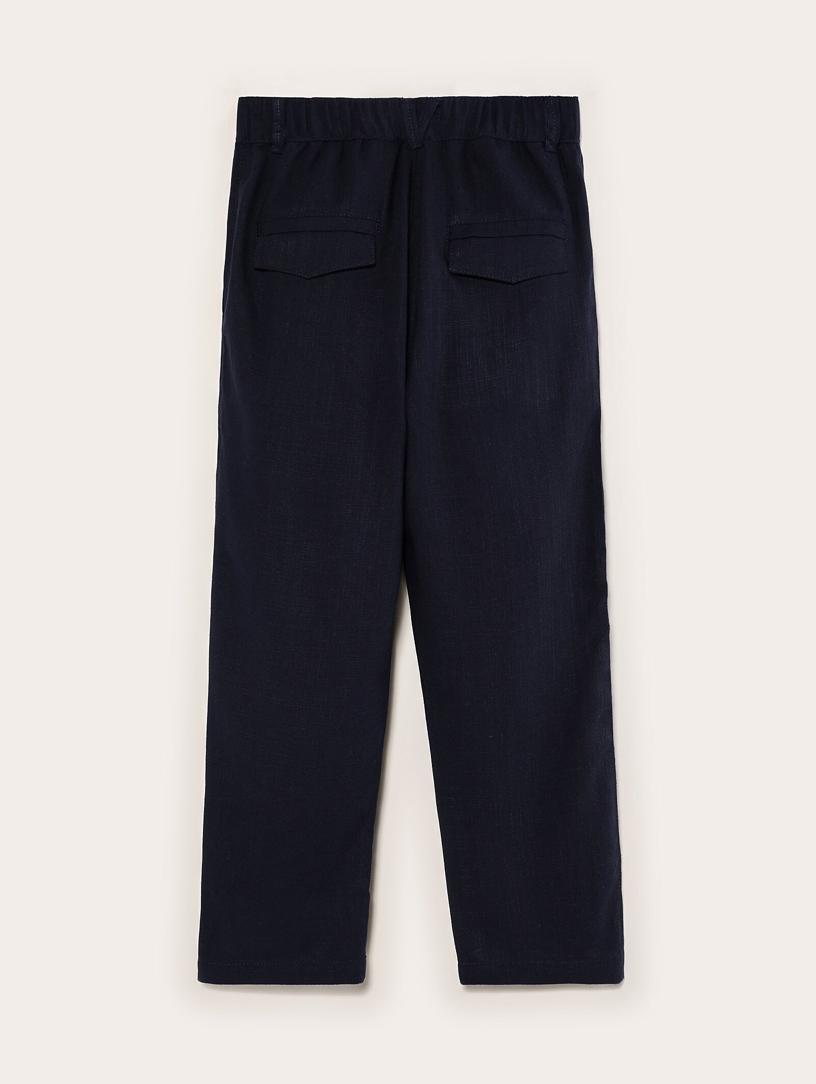 Calça infantil de viscose com cós elástico azul 4-10A - azul — foto 4