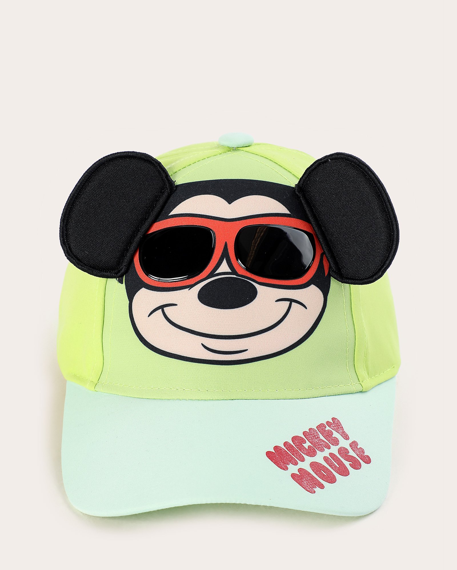 Boné infantil interativo aba curva Mickey Mouse - verde | Disney