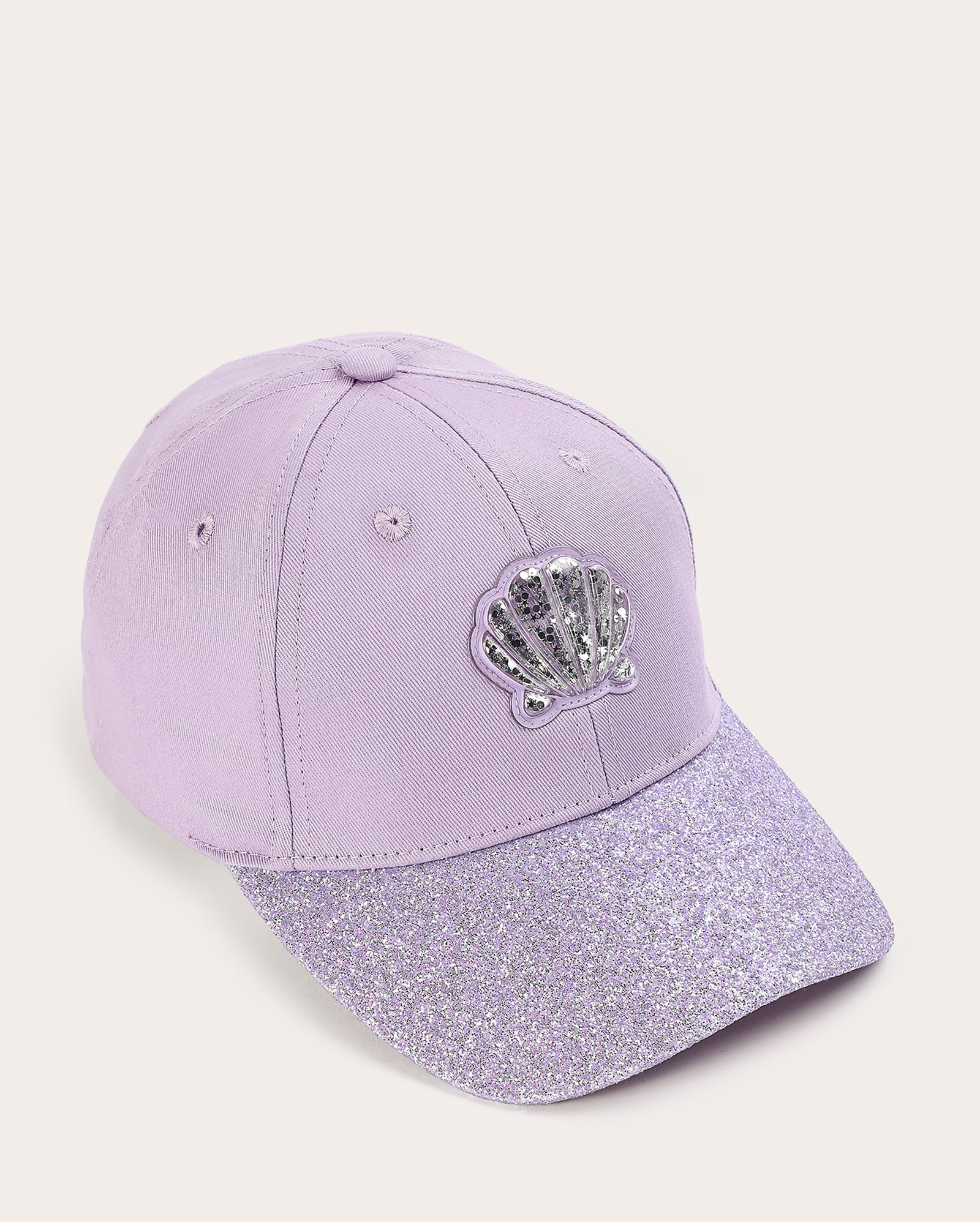 Boné infantil aba curva concha interativa e brilho lilás | Accessori by Riachuelo