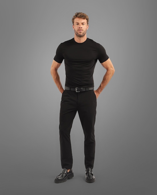 Camiseta masculina Tech D-Ultras toque gelado - Preto