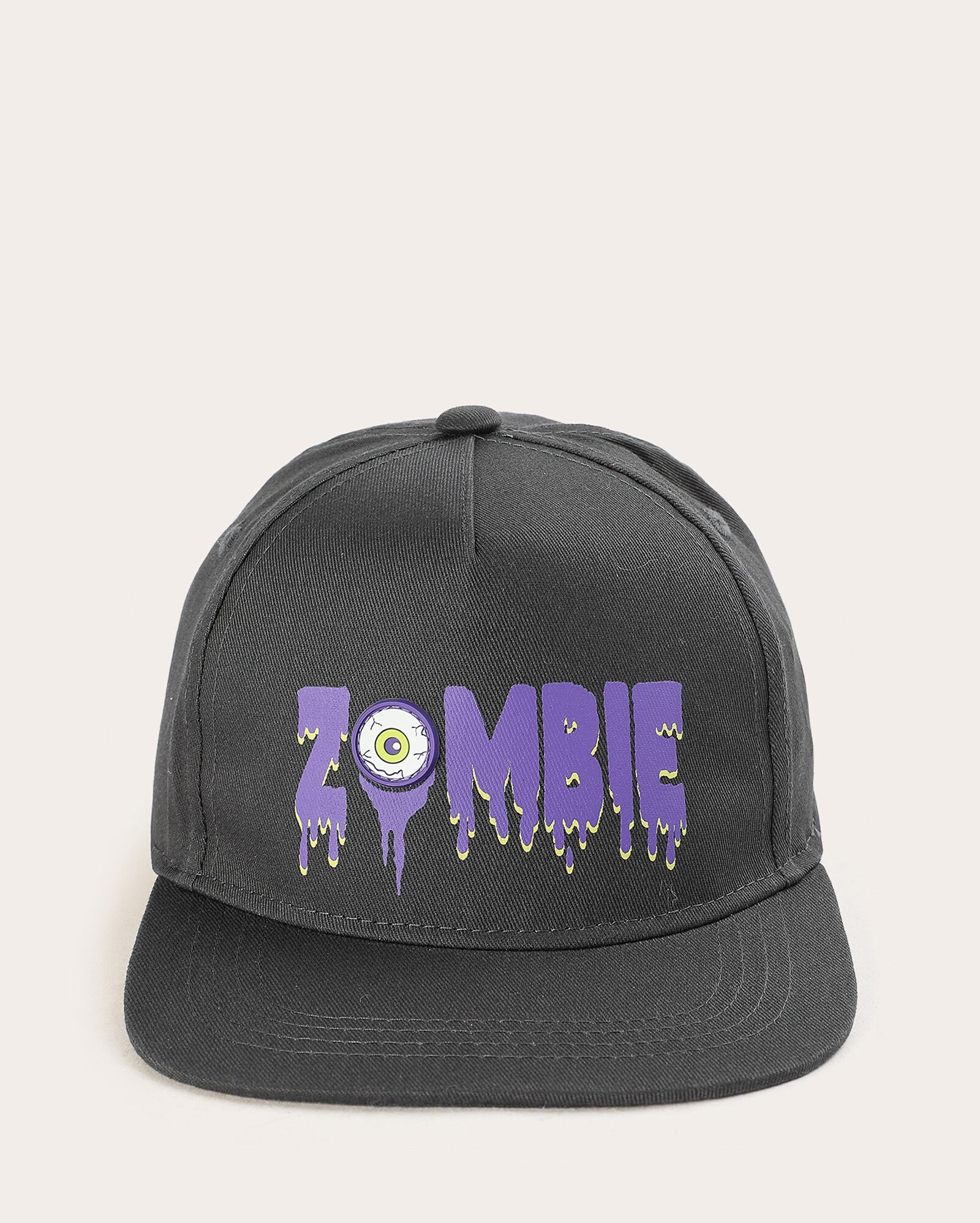 Boné infantil aba reta zombie - cinza