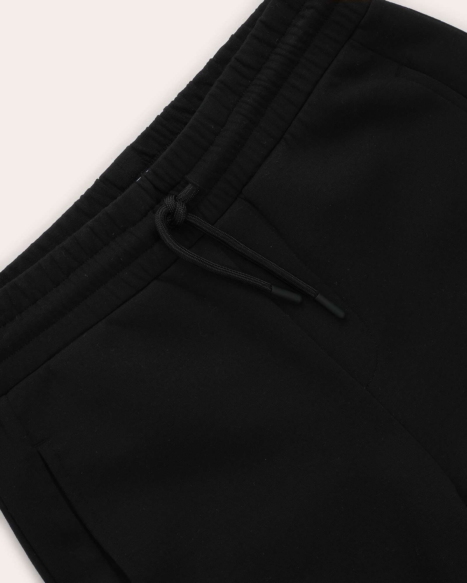 Bermuda de moletom juvenil bolsos preta