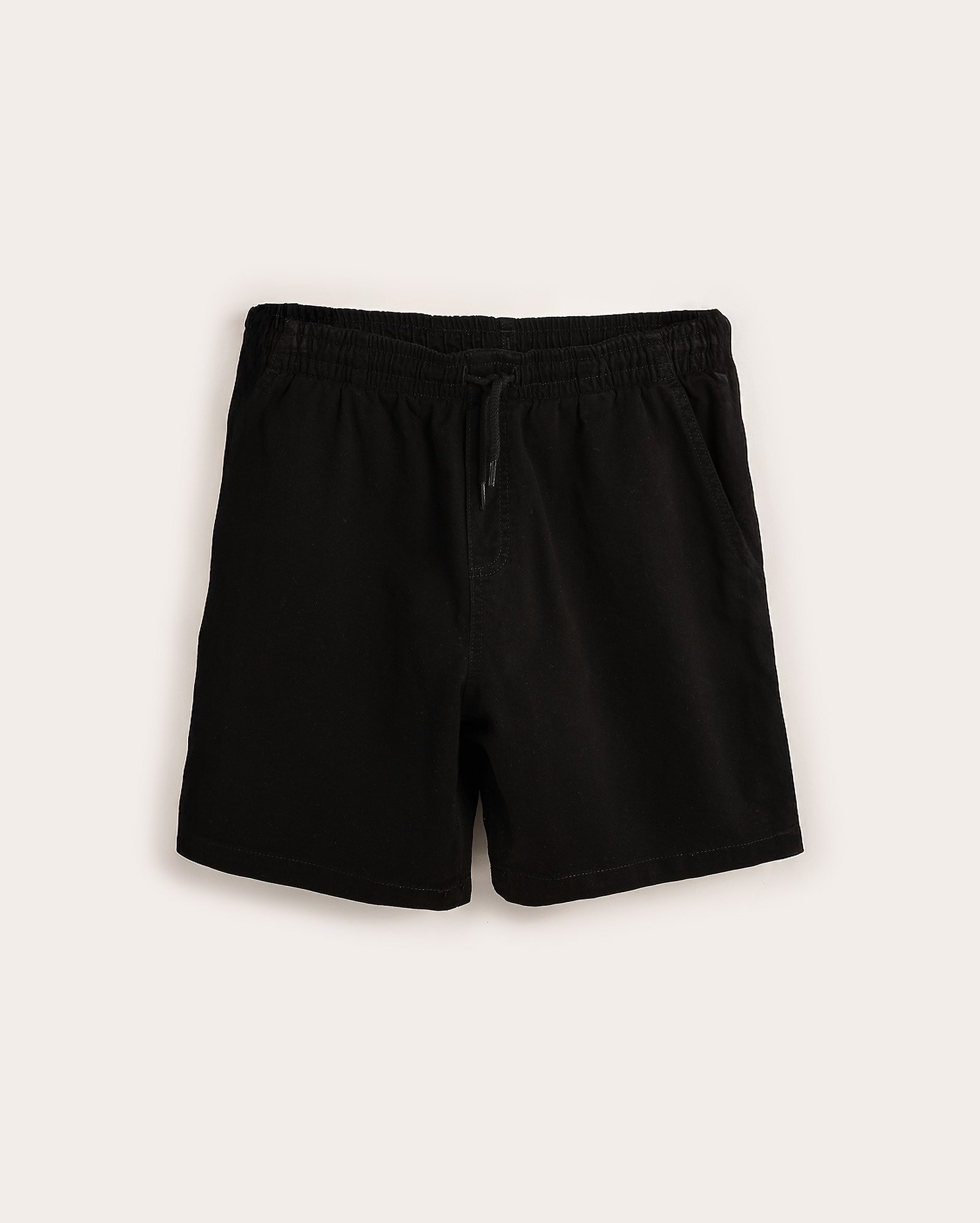 Bermuda black jeans moletom juvenil cós elástico | Pool