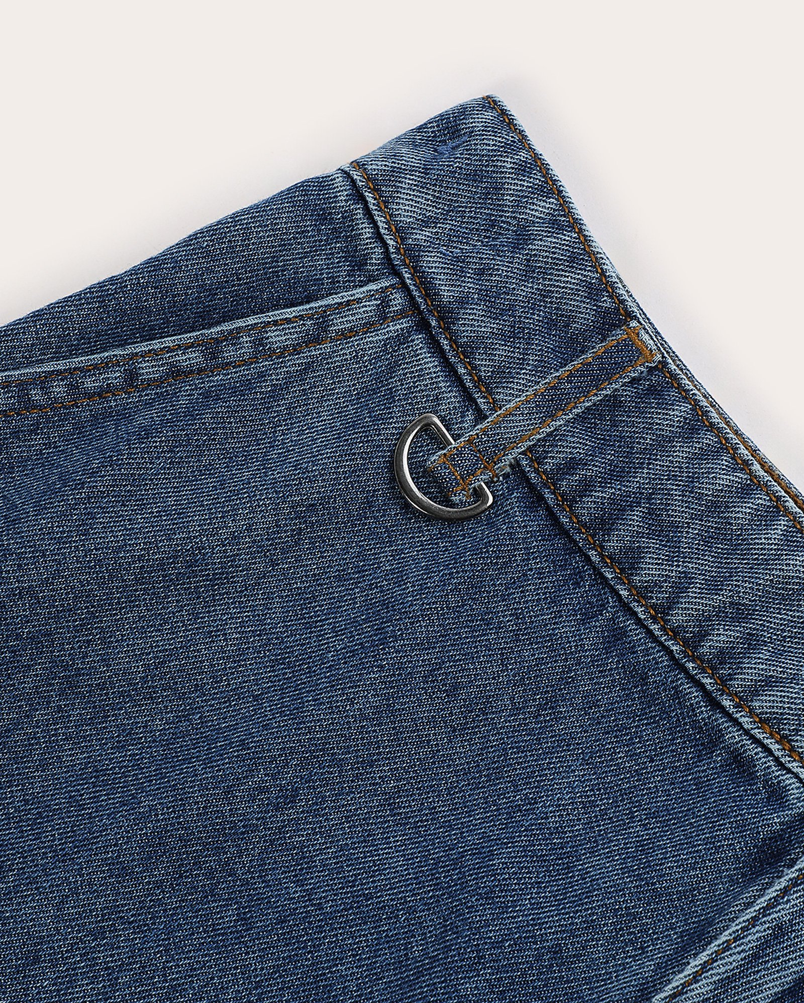 Short jeans juvenil cargo denim escuro | Pool