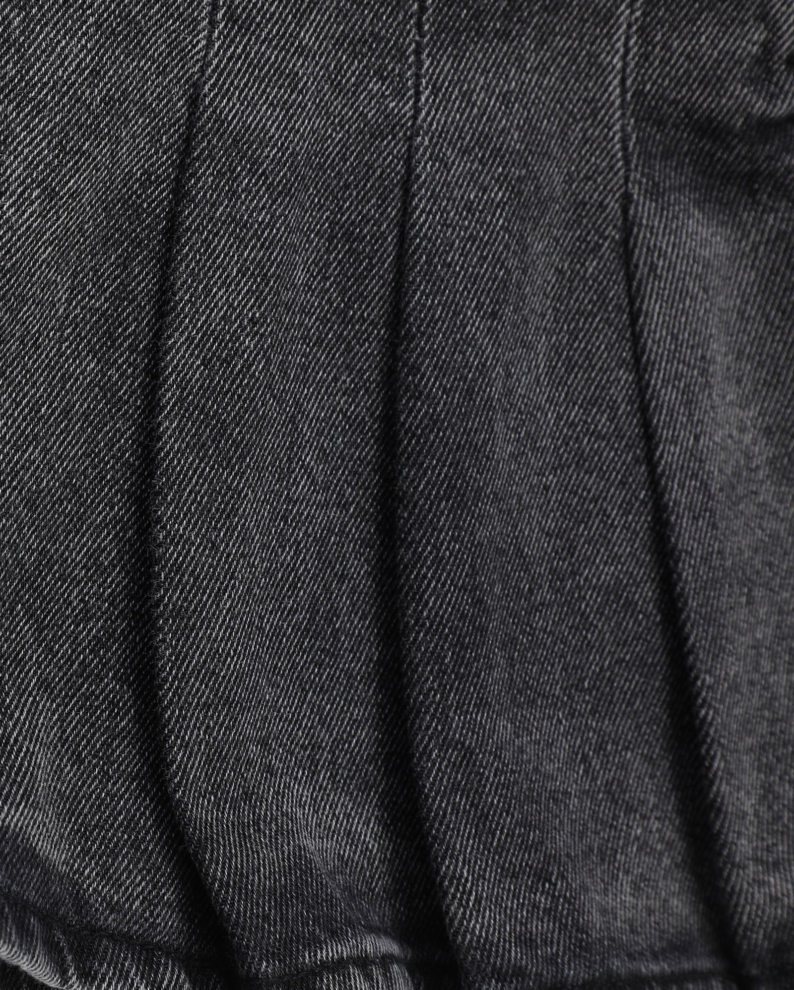Salopete black jeans infantil estonada com pregas 4-10A | Pool Kids