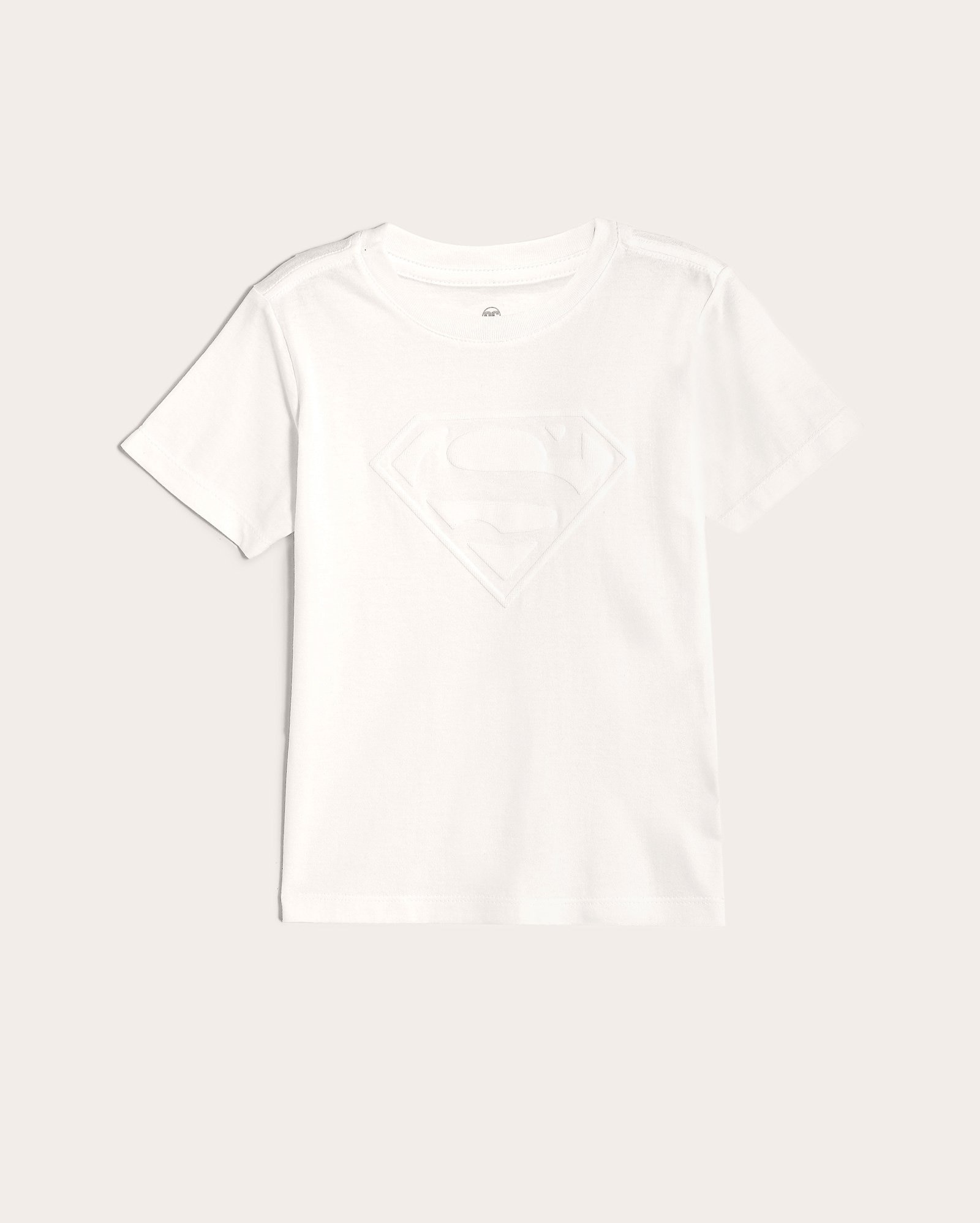 Camiseta infantil logo Superman 4-10A branca | DC Comics
