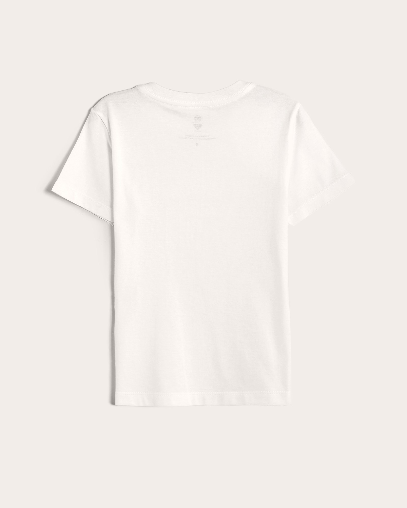 Camiseta infantil logo Superman 4-10A branca | DC Comics