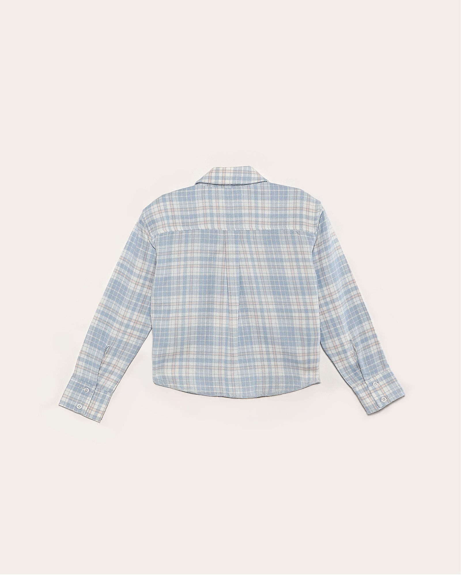 Camisa infantil com bolso e botões xadrez 1-10A multicor | Pool Kids