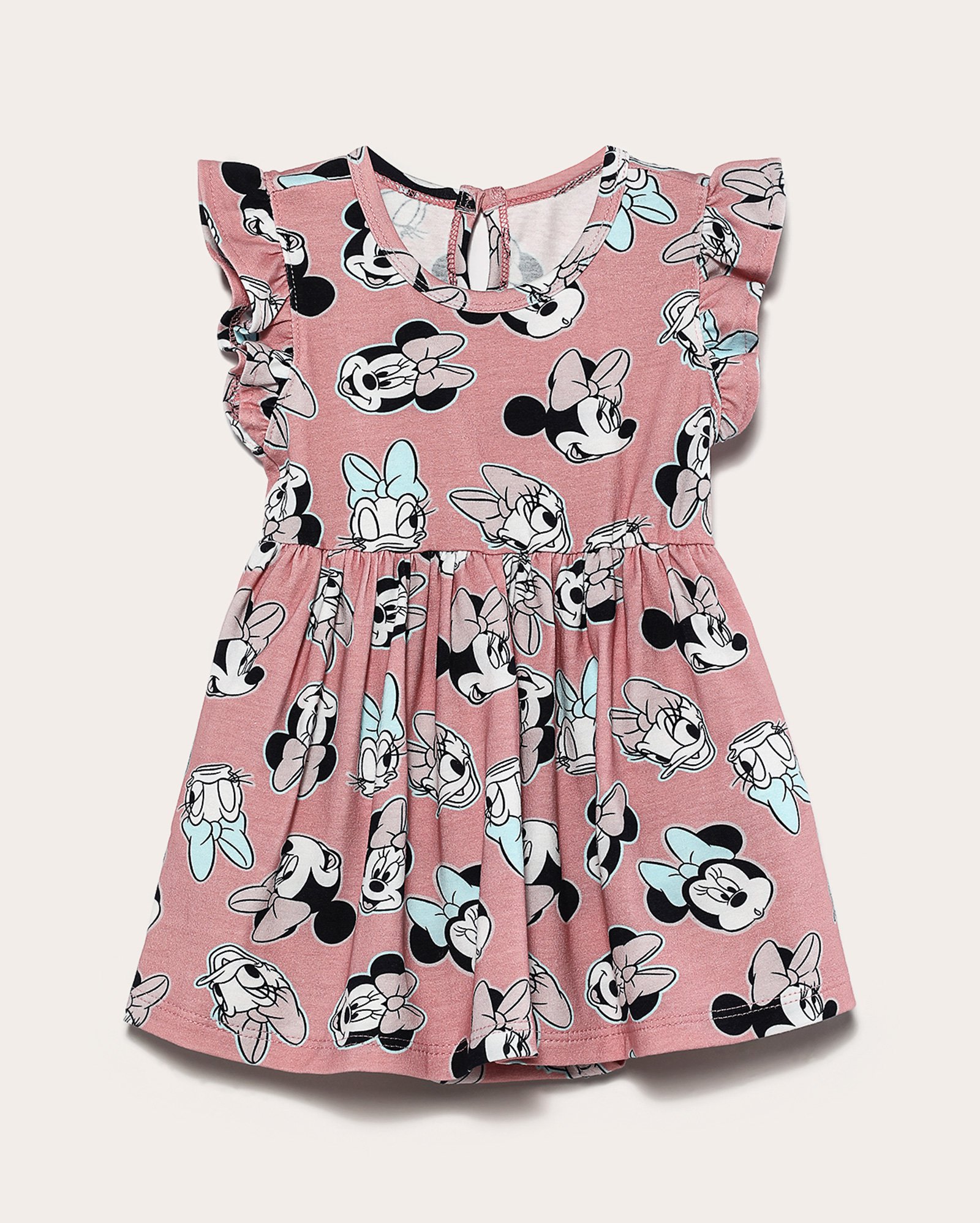 Vestido body bebê Minnie e Margarida rosa | Disney
