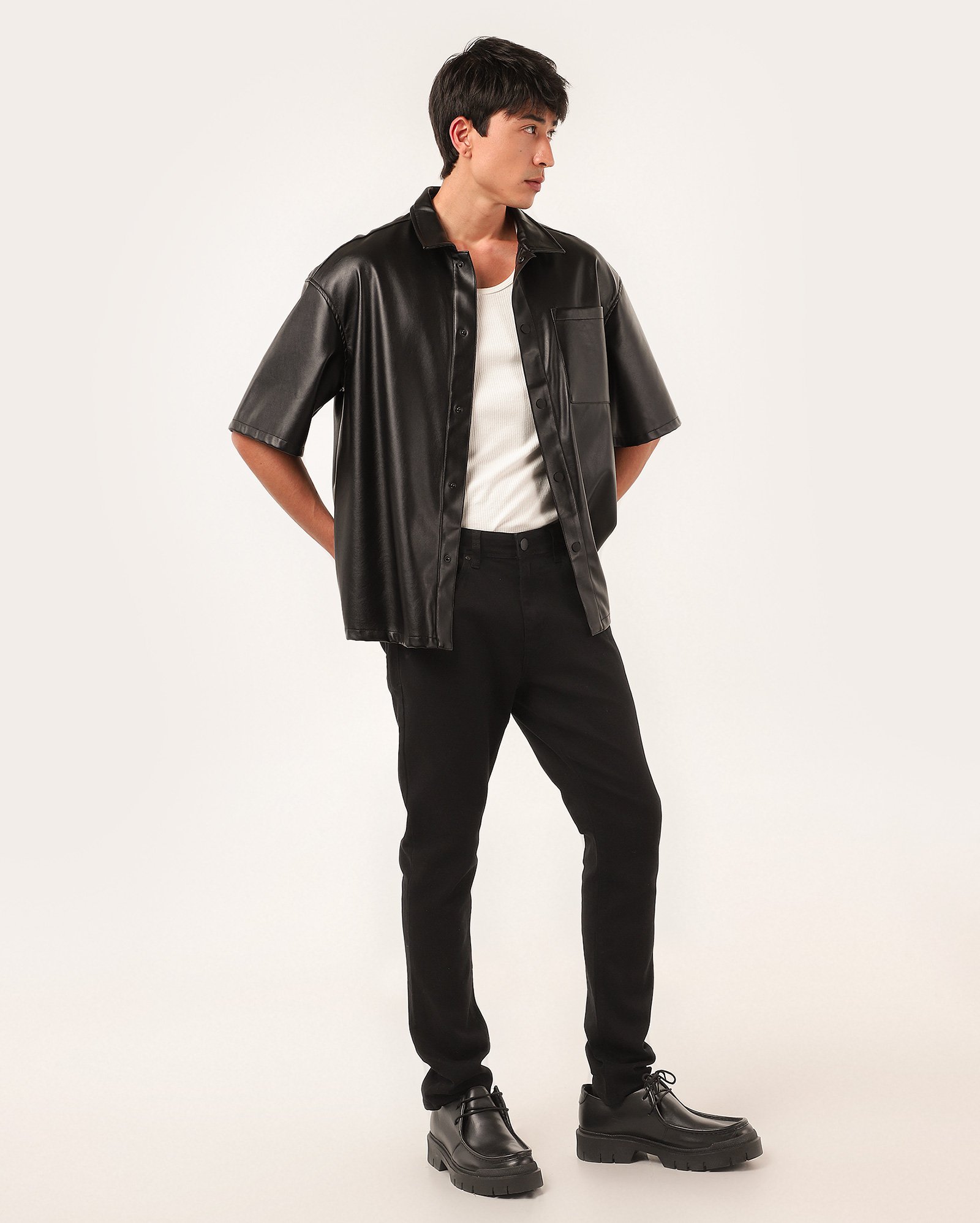 Calça sarja masculina skinny Ever Black | Pool Jeans