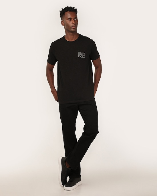Calça black jeans masculina reta | Pool Jeans