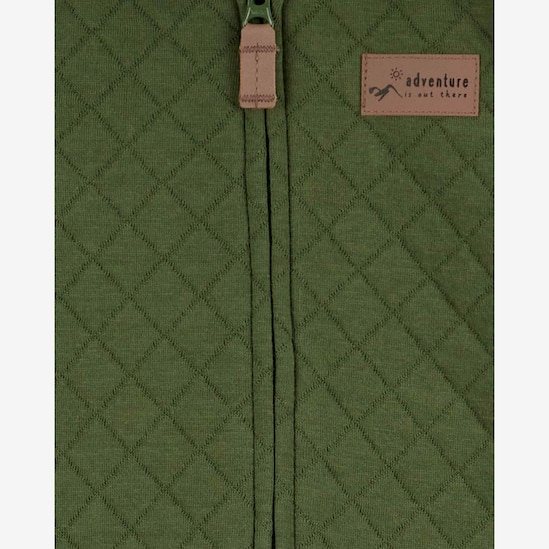 Macacão bebê texturizado com capuz verde | Carter's