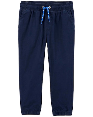 Calça jeans infantil jogger denim escuro | Carter's