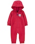 Macacão bebê com capuz champ 39 vermelho | Carter's