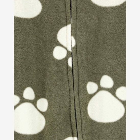 Macacão bebê plush com pezinhos cachorro verde | Carter's