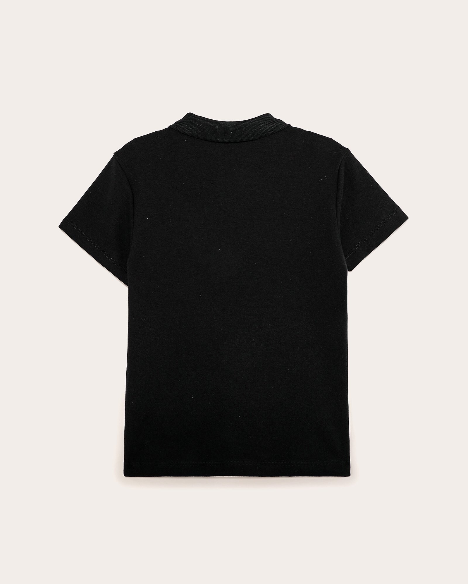 Camisa polo infantil com zíper 4-10A preto | Pool Kids — foto 2