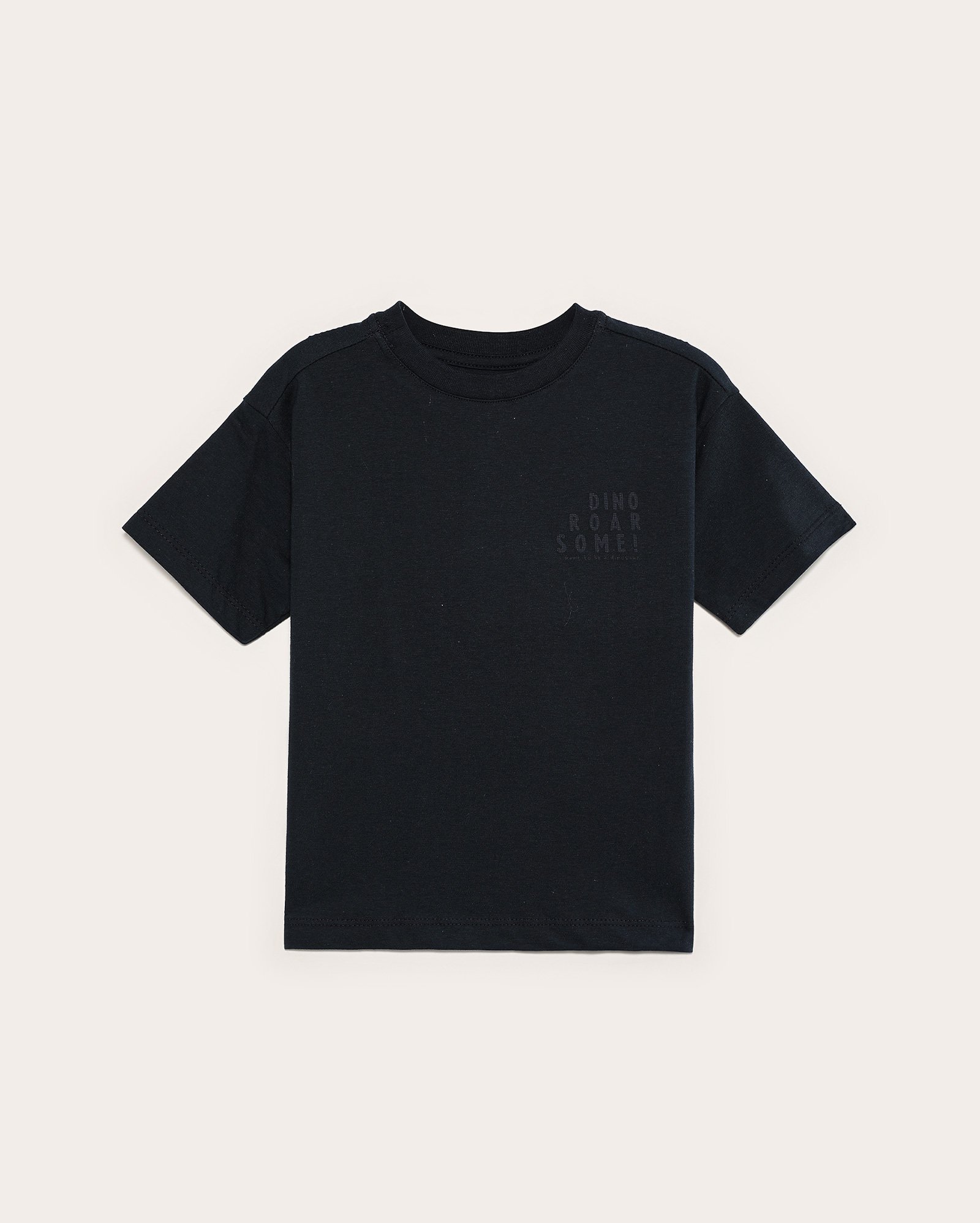 Camiseta infantil manga curta dino roar some 1-4A azul