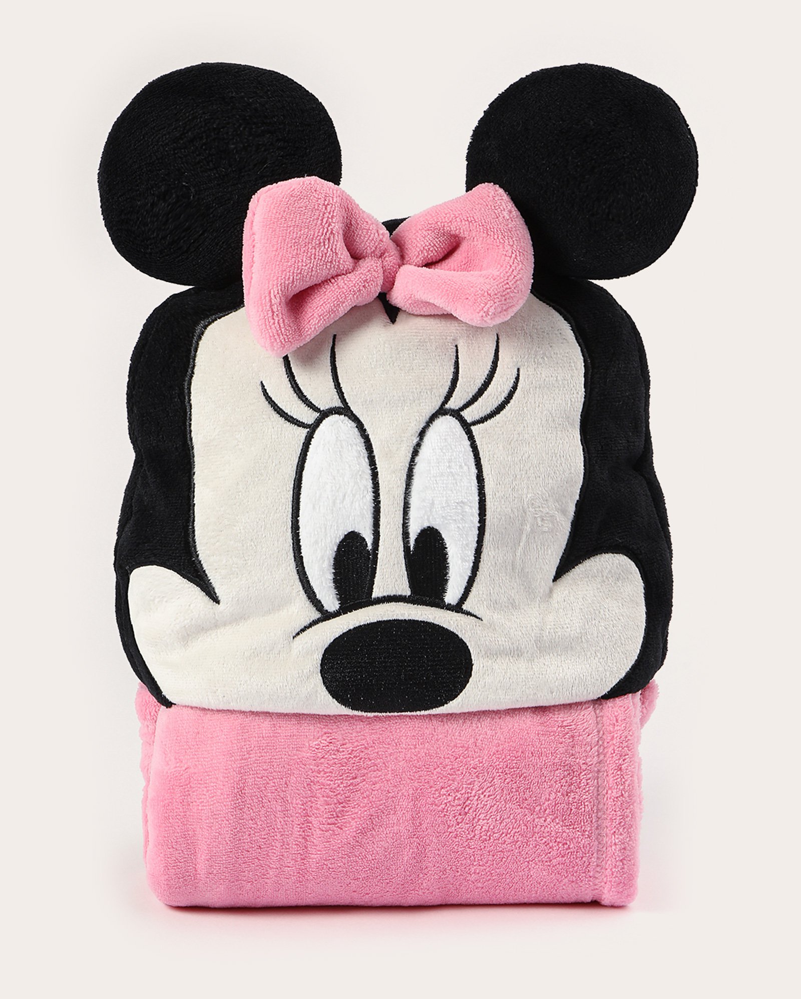 Manta infantil com capuz Minnie - rosa | Casa Riachuelo