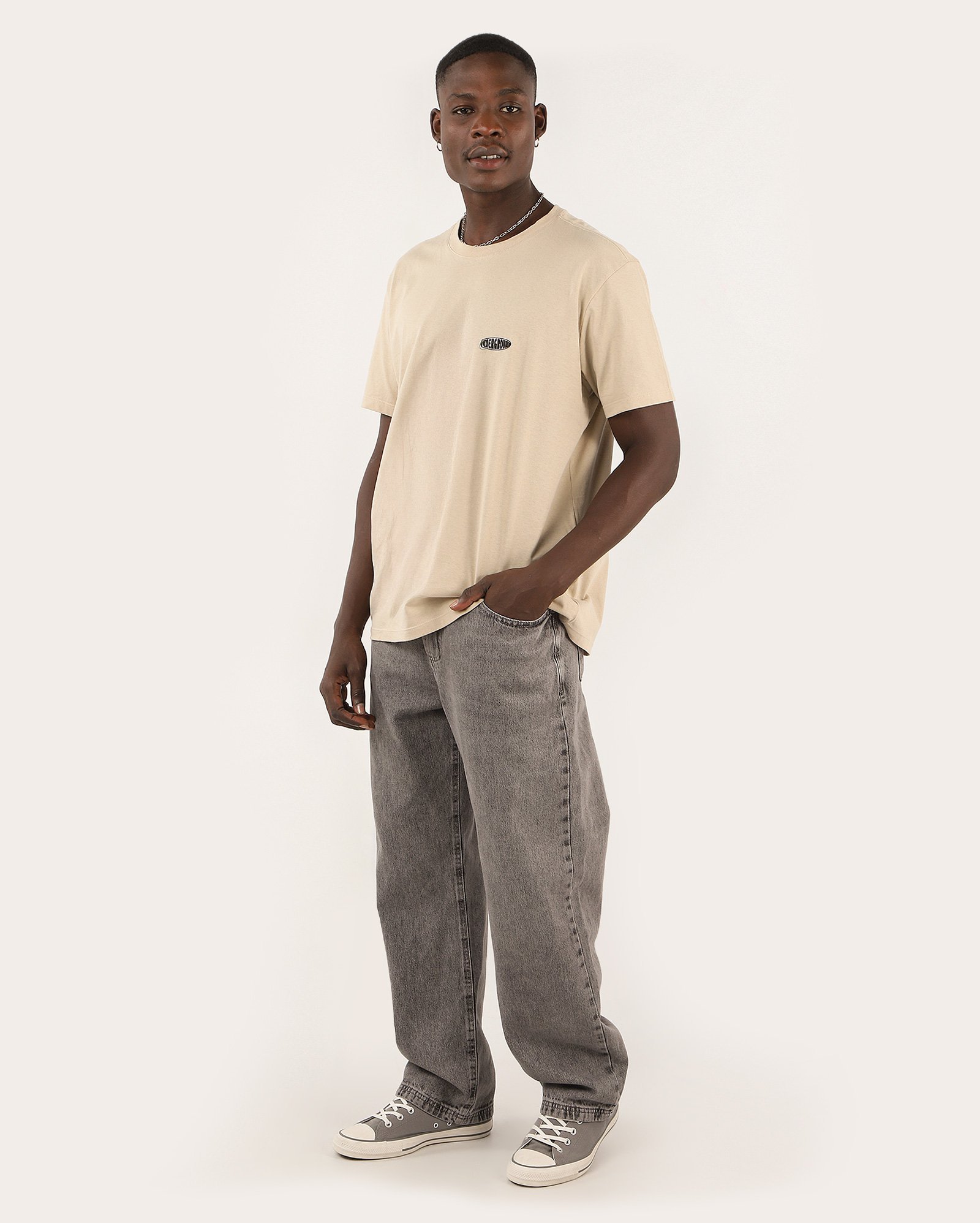 Camiseta masculina regular underground bege | Pool