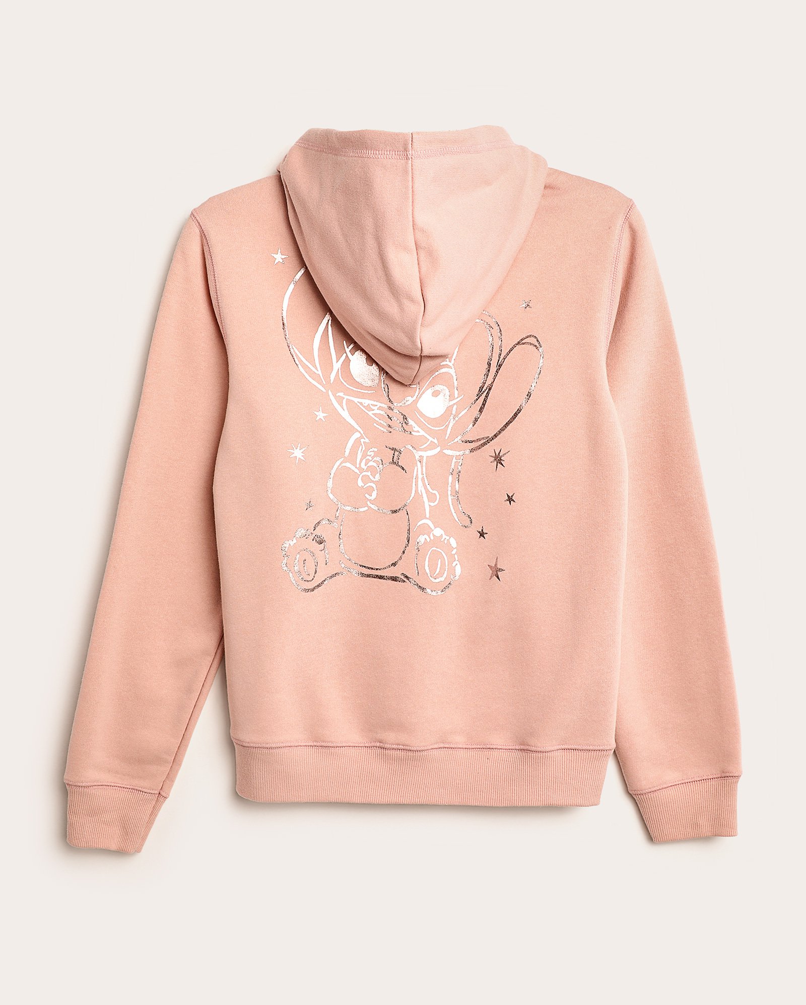 Blusa de moletom juvenil aberta Angel rosa | Disney