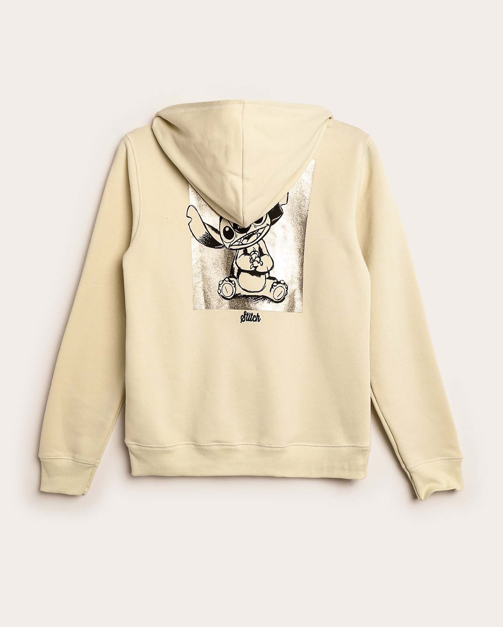 Blusa de moletom juvenil aberta Stitch bege | Disney