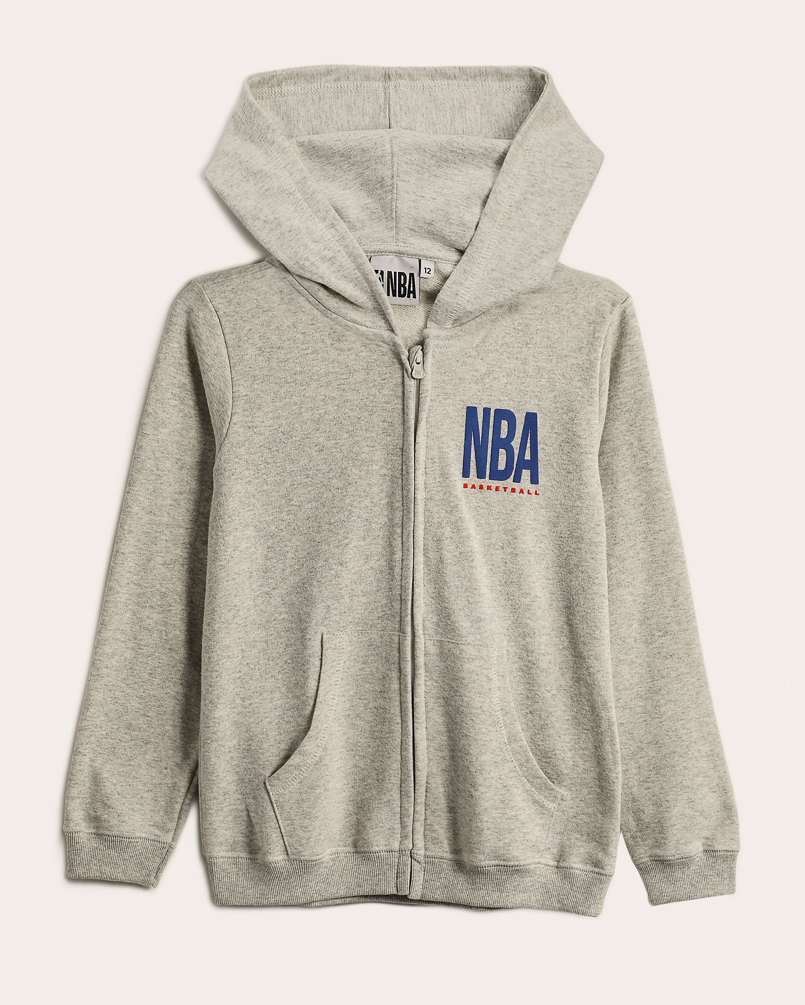Blusa de moletom juvenil NBA basketball com capuz cinza | NBA